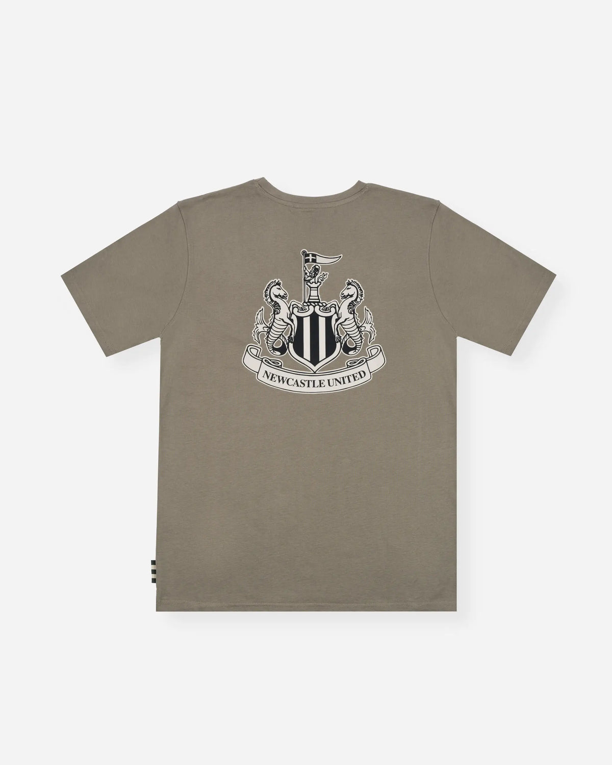 Newcastle United Men's Olive Green Graphic Crest T-Shirt