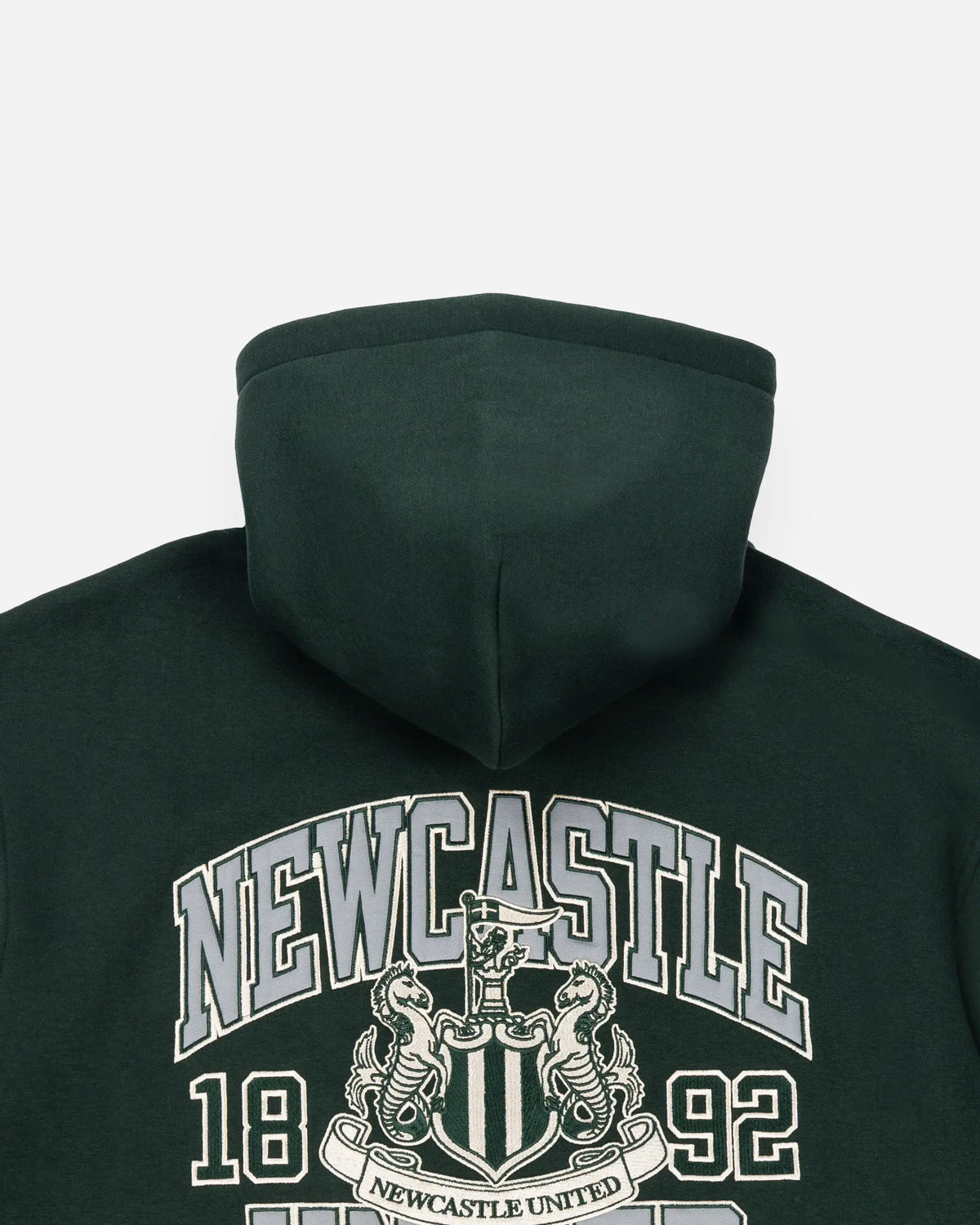 Newcastle United Men's Forest Green Graphic Crest Hoodie