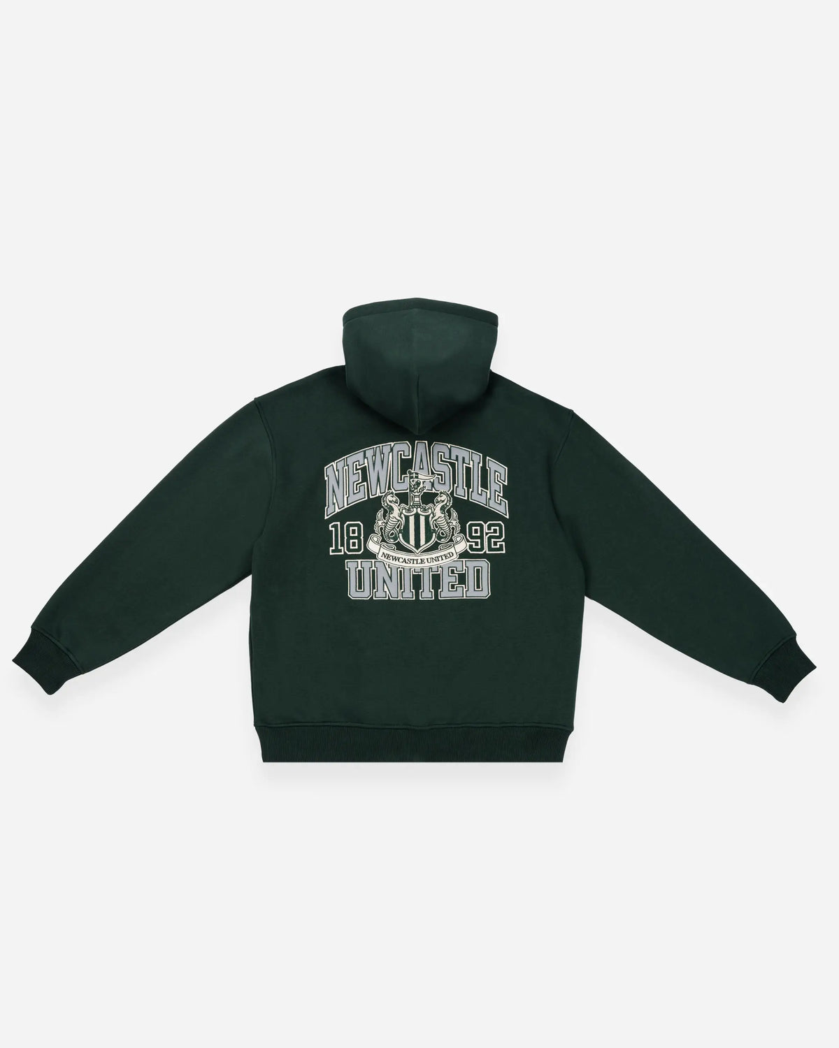 Newcastle United Men's Forest Green Graphic Crest Hoodie