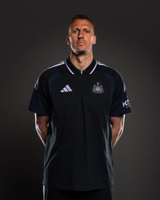 Newcastle United adidas 26/27 Players Range Black Polo Shirt