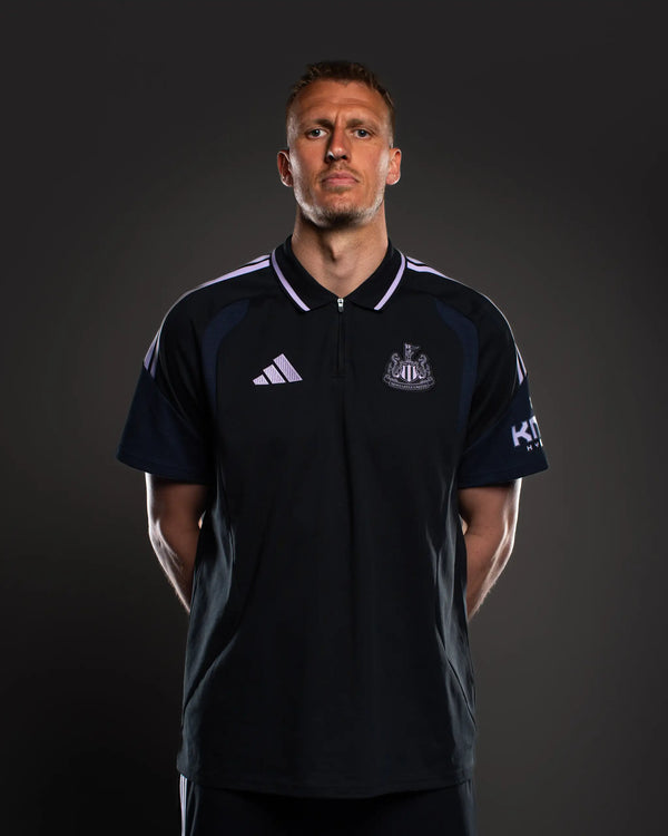 Newcastle United adidas 26/27 Players Range Black Polo Shirt