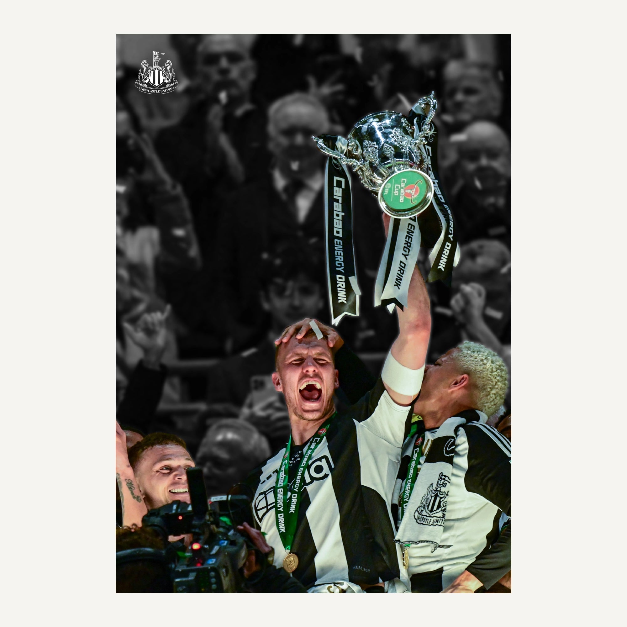 Newcastle United Carabao Cup Winners 2025 Dan Burn Poster