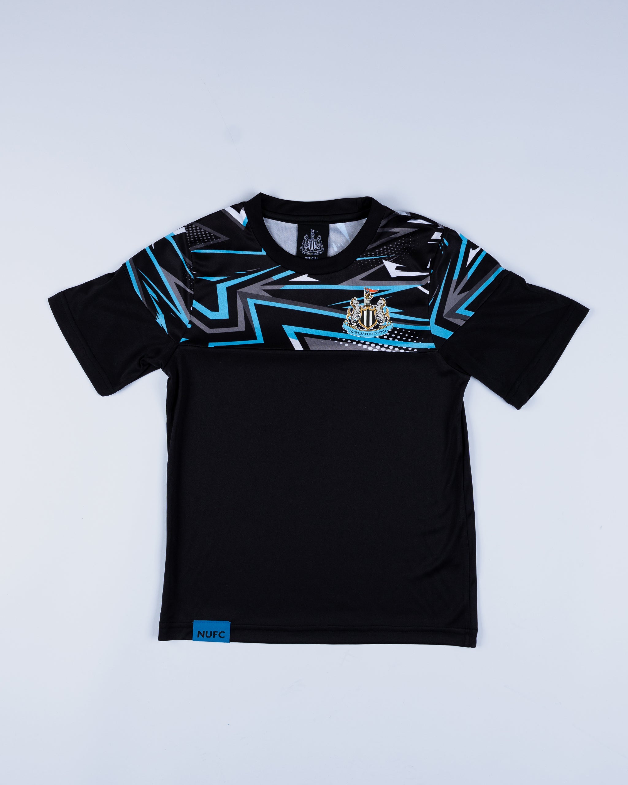 Newcastle United Kids Colourblock Patterned T-Shirt