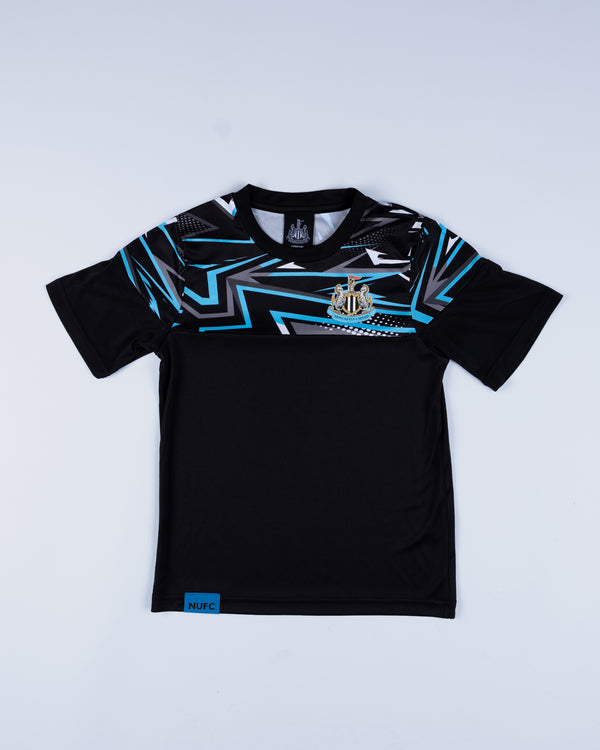 Newcastle United Kids' Colourblock Patterned T-Shirt