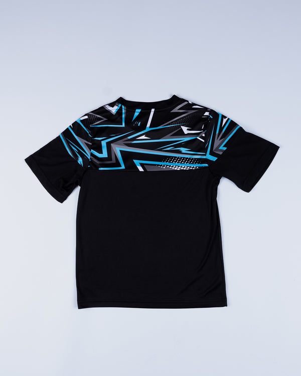 Newcastle United Kids' Colourblock Patterned T-Shirt