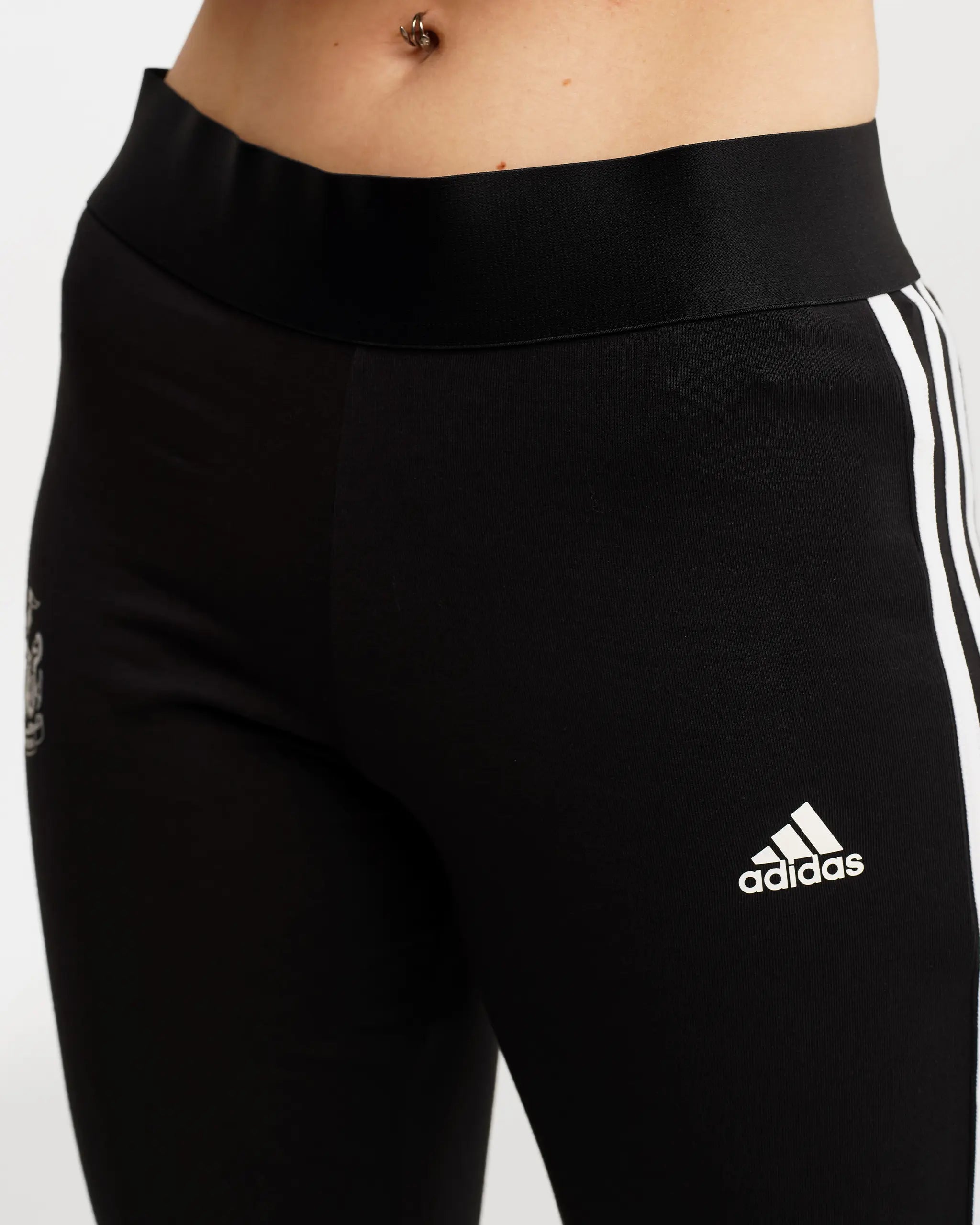 Adidas 3 stripe capri pants shop