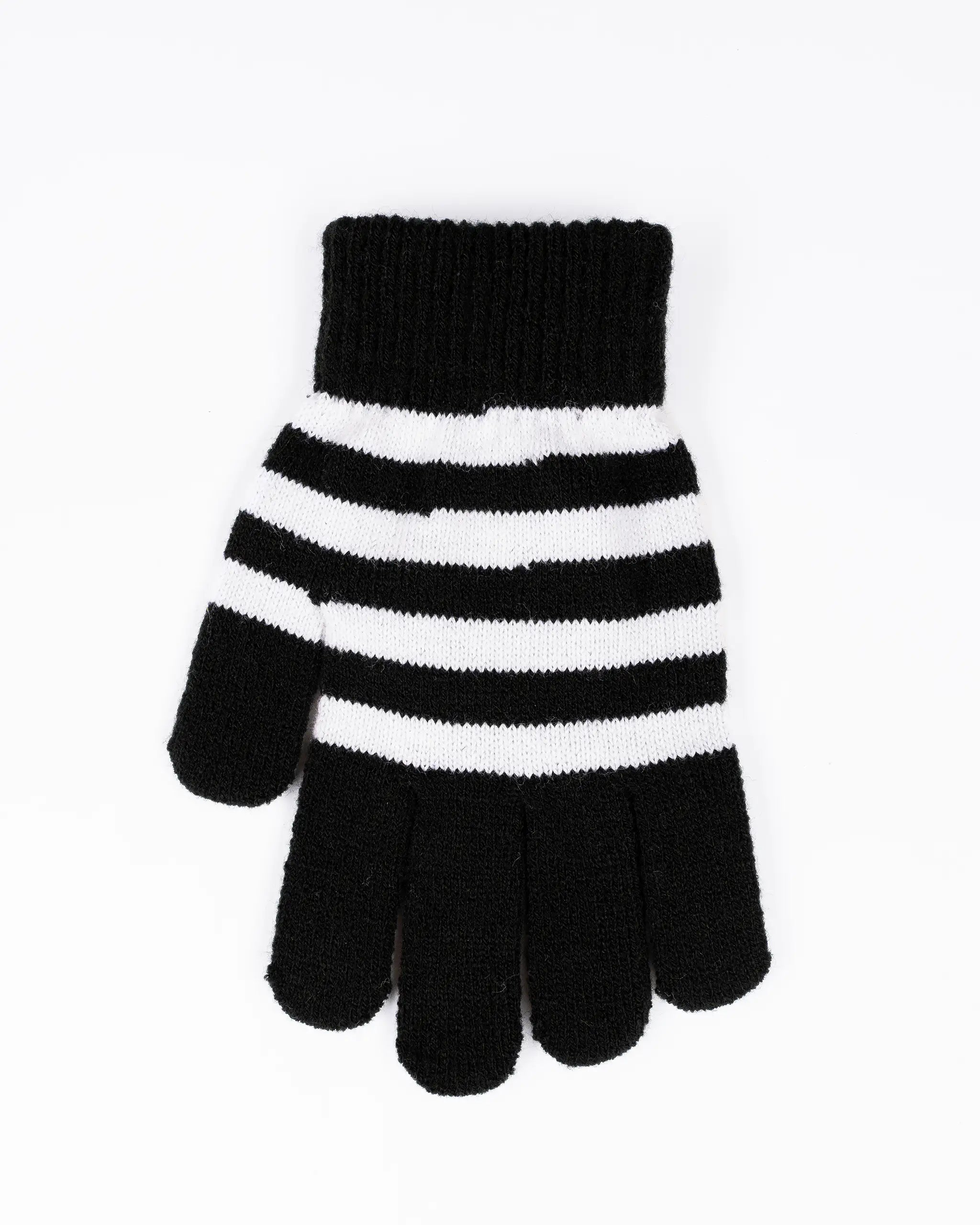 Newcastle United Kids' Striped Knitted Gloves