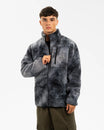 Newcastle United Men's Grey Printed Borg Jacket
