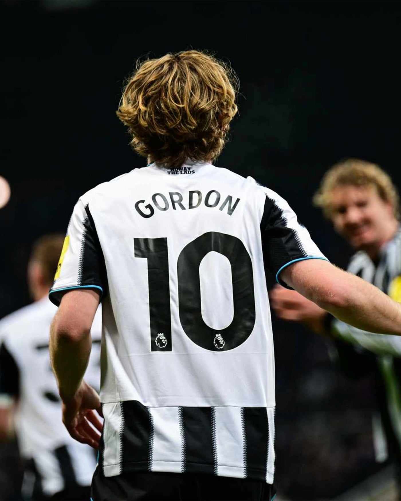 Newcastle United GORDON 25/26 Match Worn Shirt - Tottenham (H)