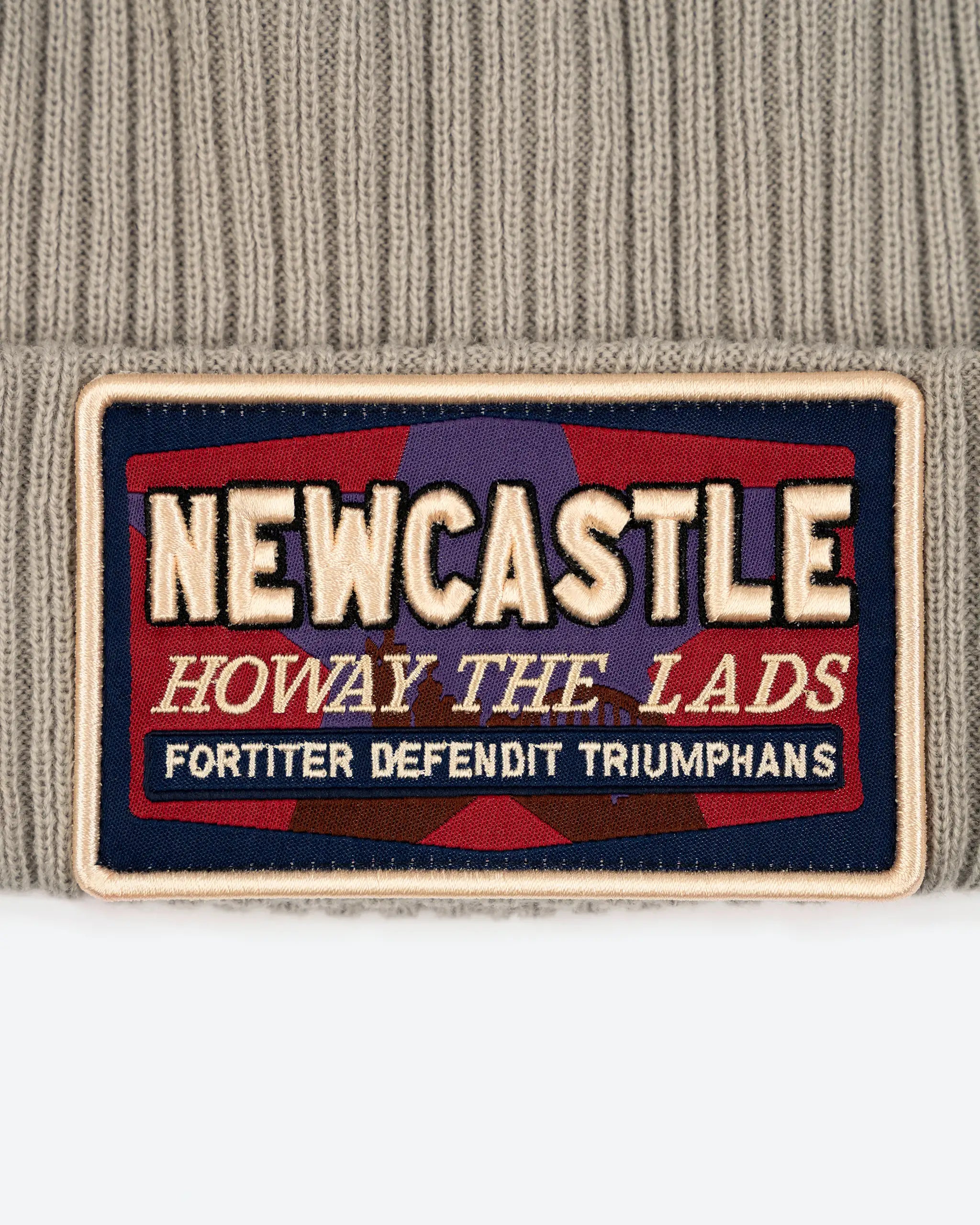 Newcastle United New Era Grey Howay The Lads Ribbed Cuff Beanie