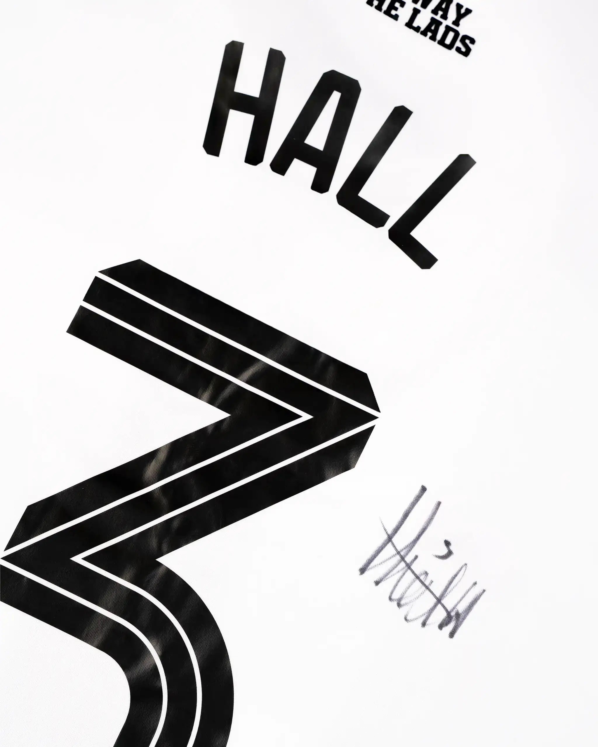 Newcastle United HALL 25/26 Boxed Home Signed Shirt