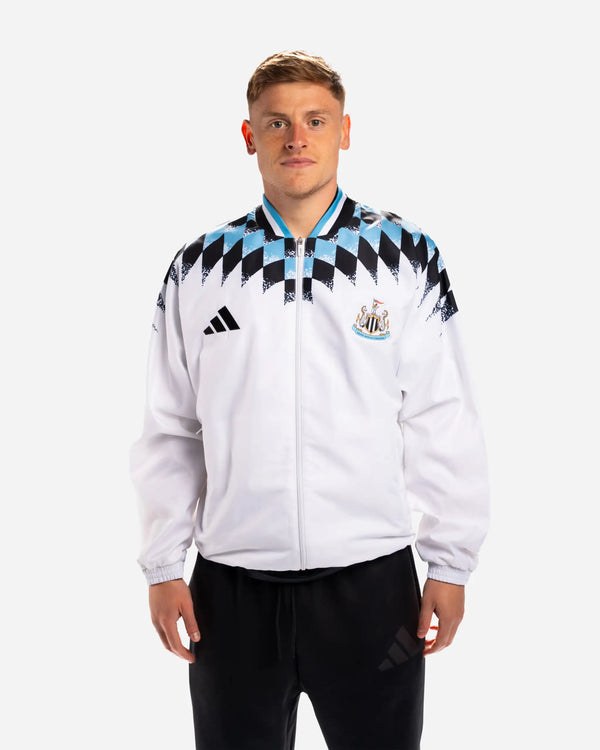 Newcastle United adidas White Stadium Track Top