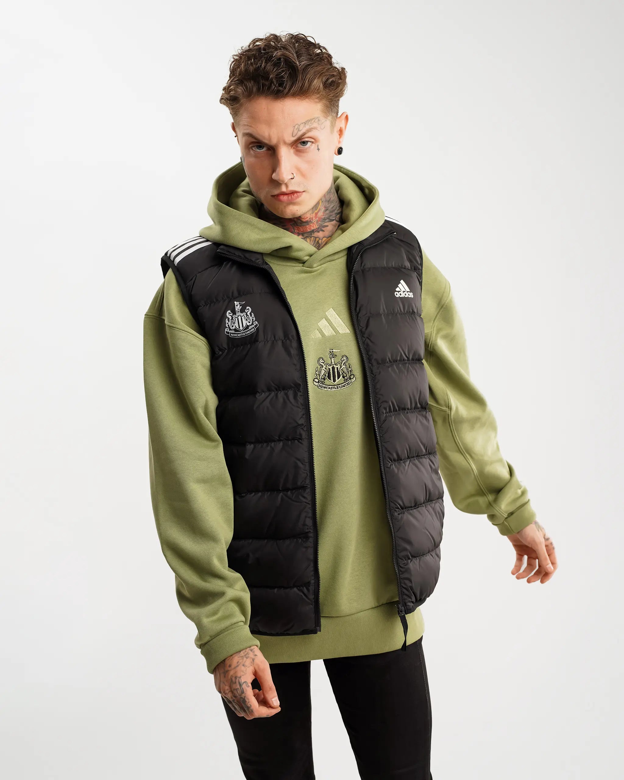 Adidas down vest mens best sale