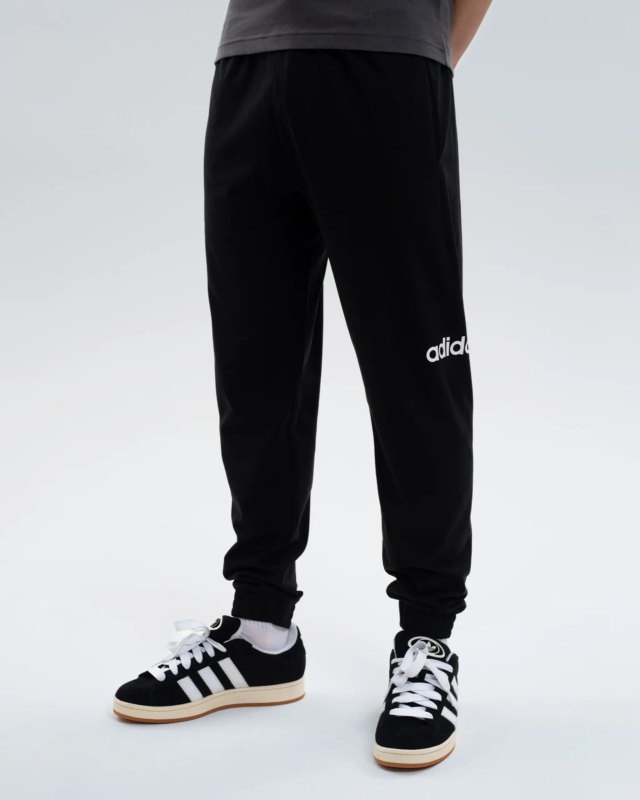 Newcastle United adidas Men's Black Essentials Cuffed Joggers