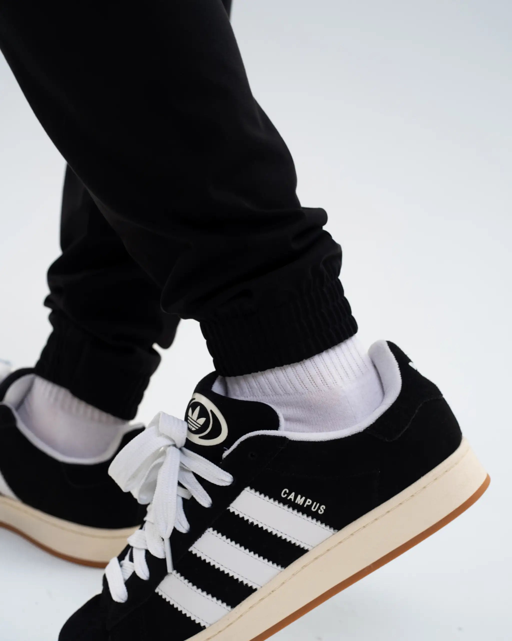 Newcastle United adidas Men's Black Essentials Cuffed Joggers