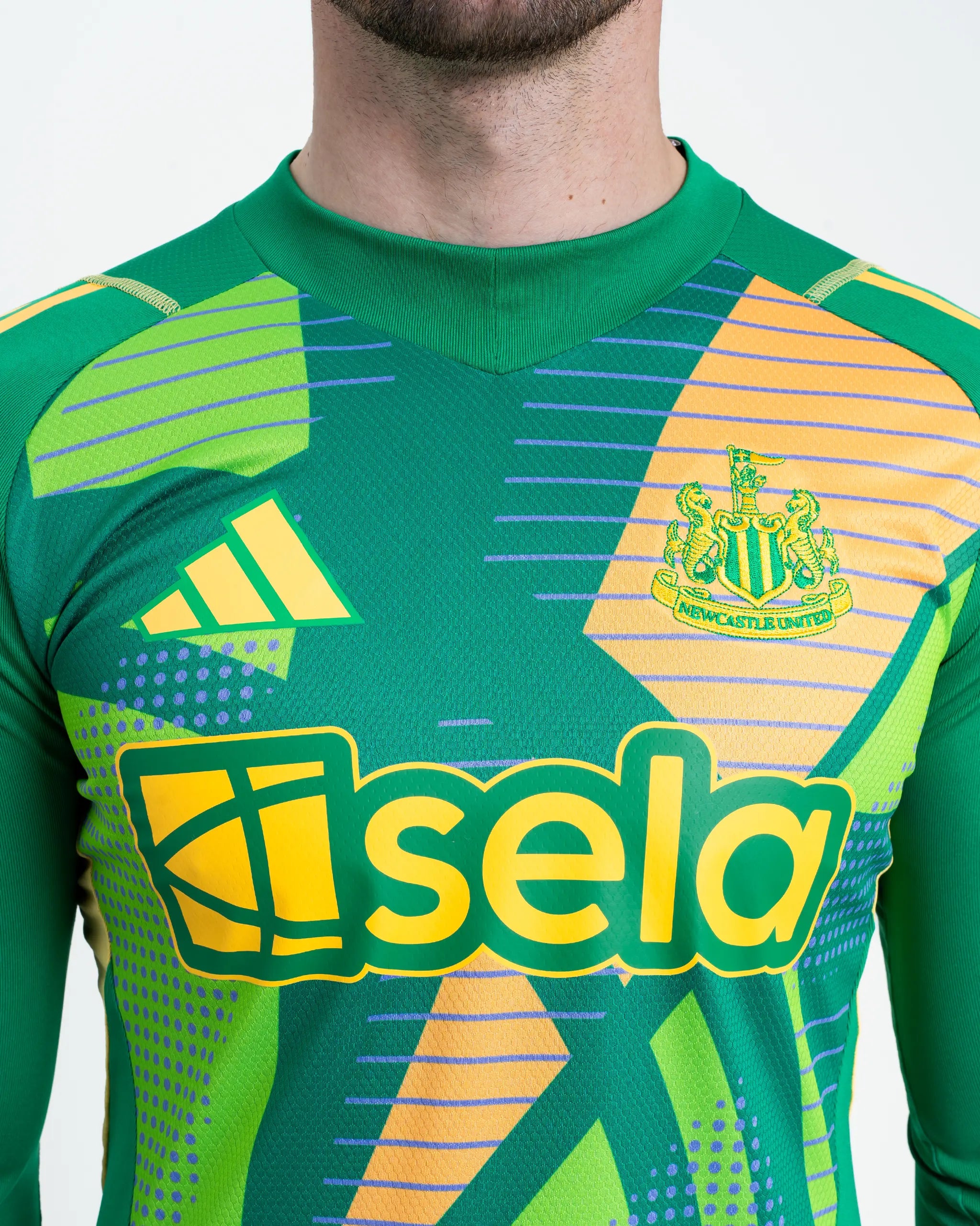 Newcastle United adidas Green 24/25 Goalkeeper Long Sleeve Shirt