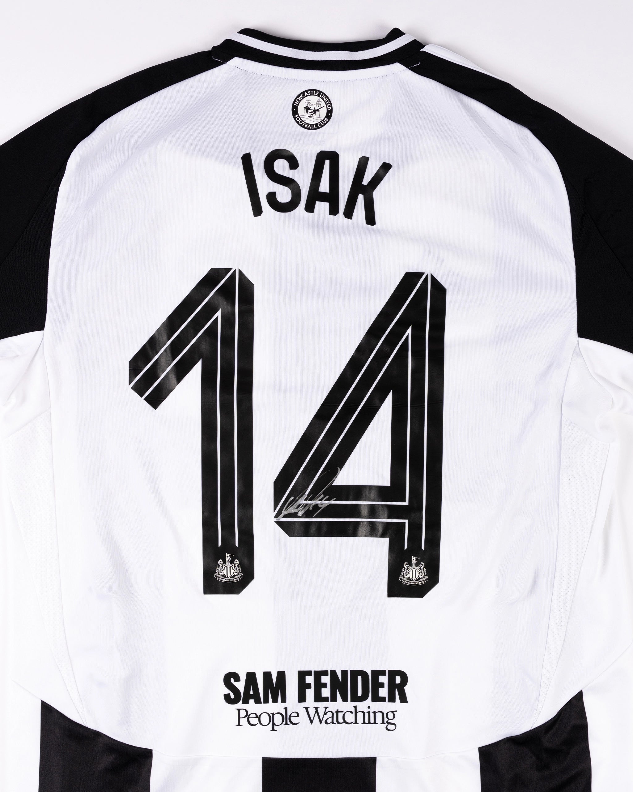 Newcastle United ISAK 24/25 Signed Carabao Cup Home Shirt