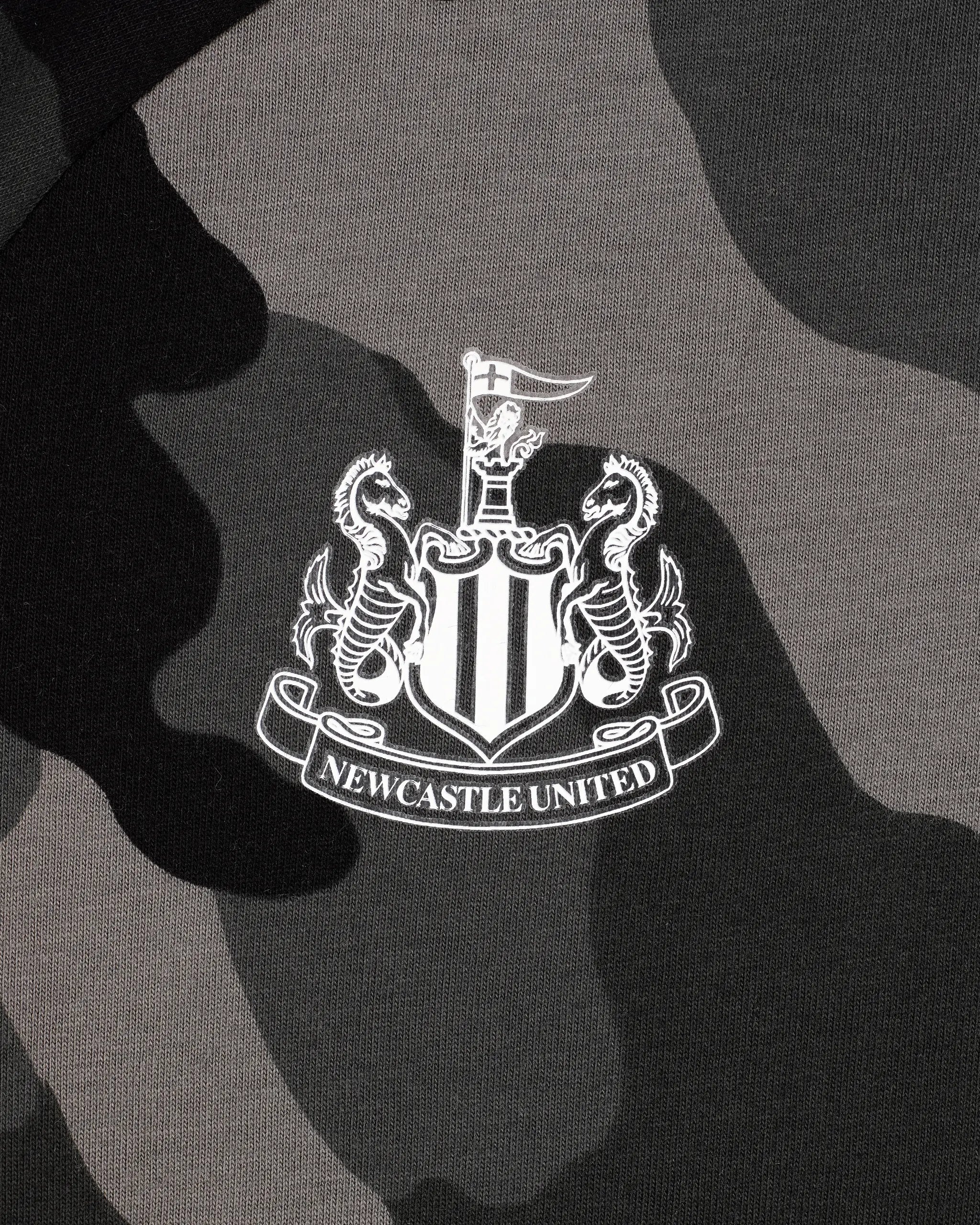 Newcastle United adidas Kids' Essentials Allover Printed Grey T-Shirt