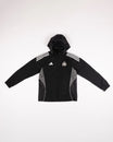Newcastle United adidas 25/26 Coach's Black Edition Kids' All Weather Jacket