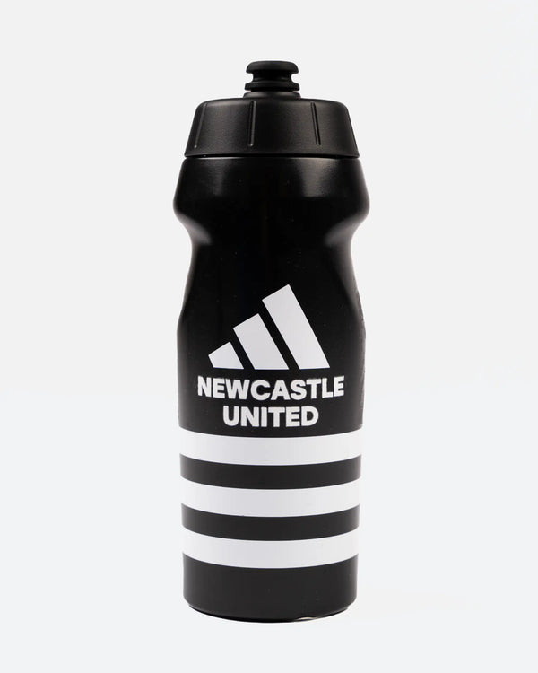 Newcastle United adidas Black 3-Stripe Water Bottle