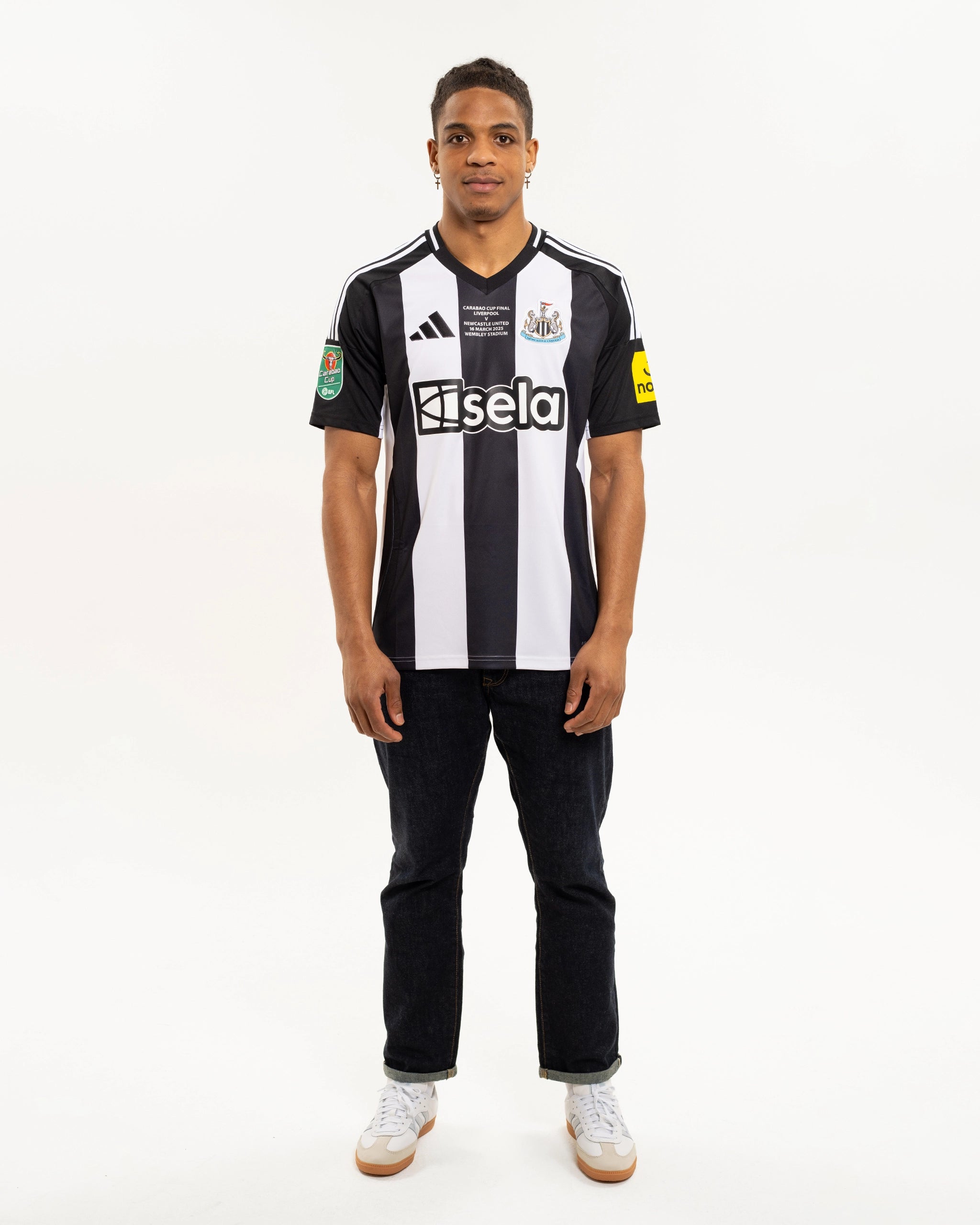 Newcastle United adidas Men's Carabao Cup 2025 Winners Shirt