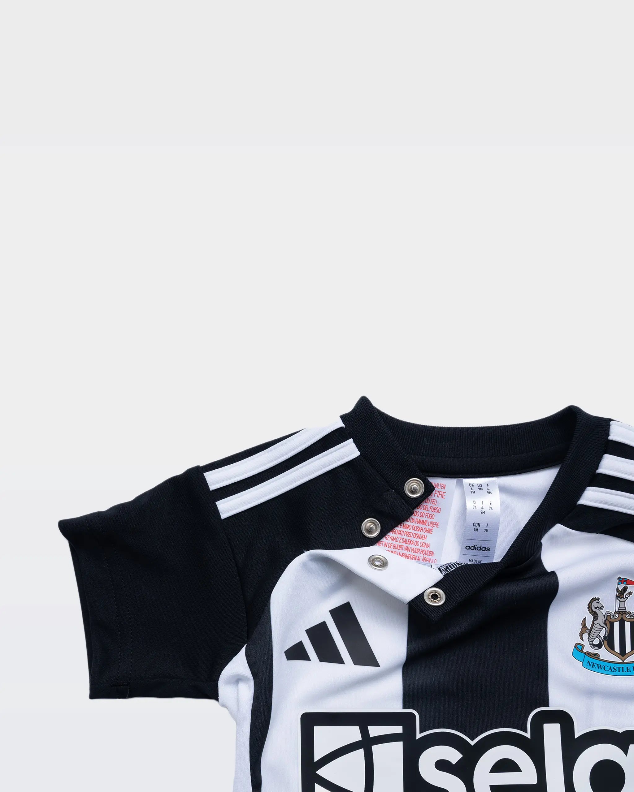 Newcastle United adidas 24 25 Home Baby Kit