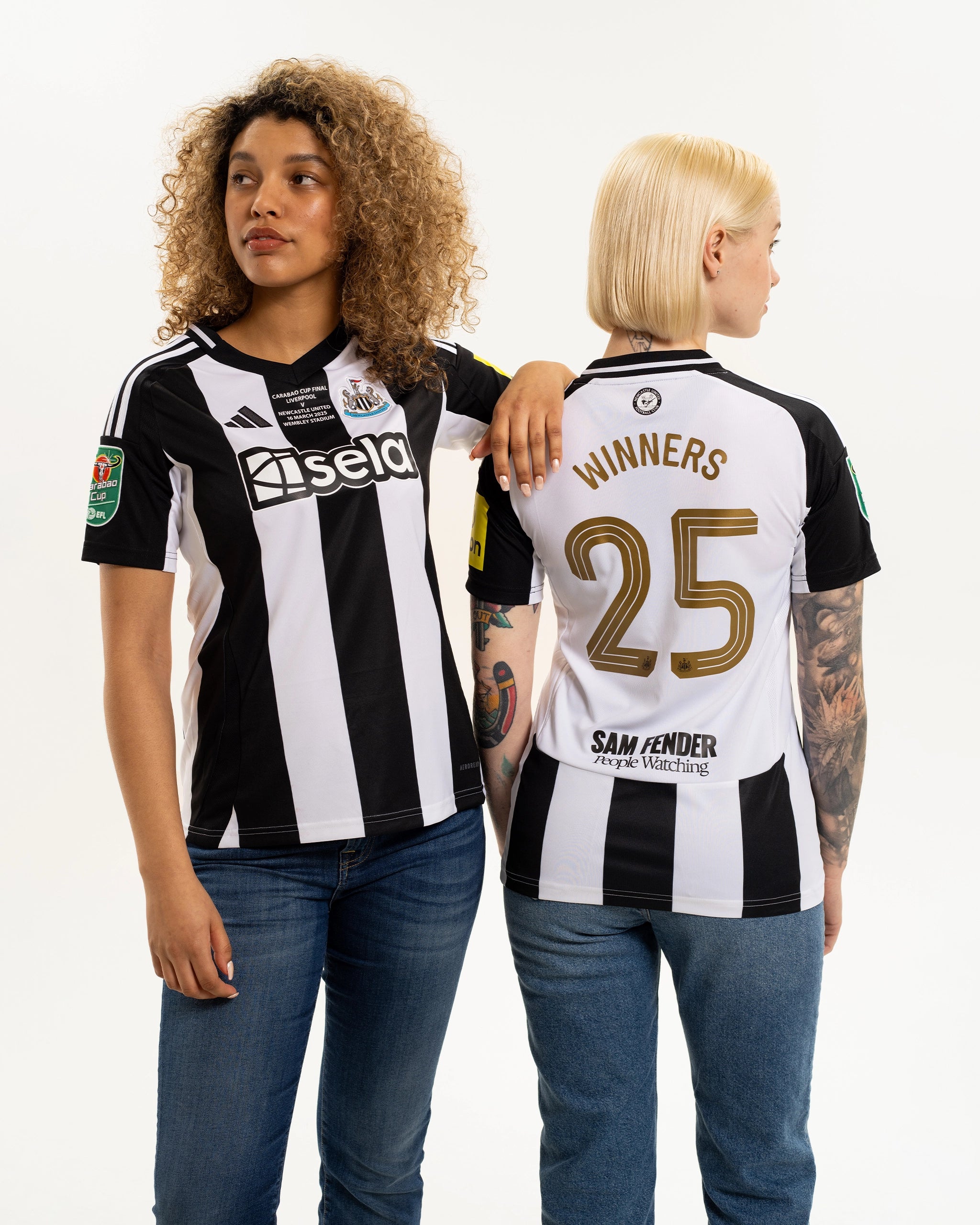 Newcastle United adidas Women's Carabao Cup 2025 Winners Shirt