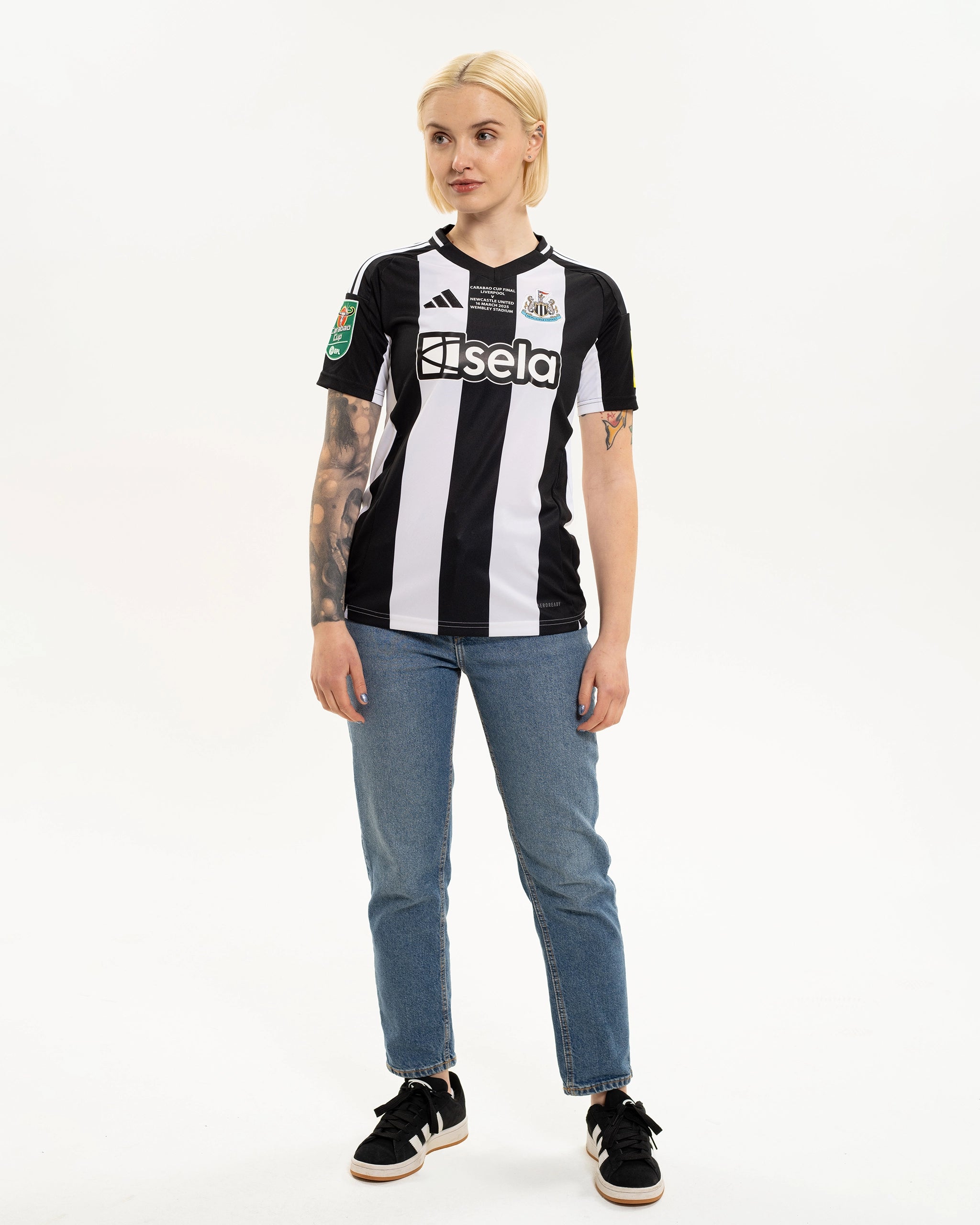 Newcastle United adidas Women's Carabao Cup 2025 Winners Shirt