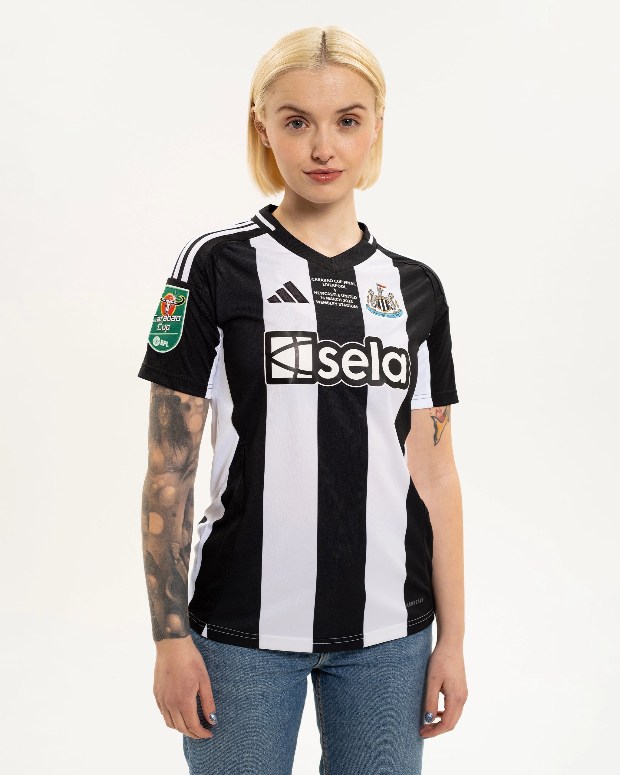 Newcastle United adidas Women's Carabao Cup 2025 Winners Shirt