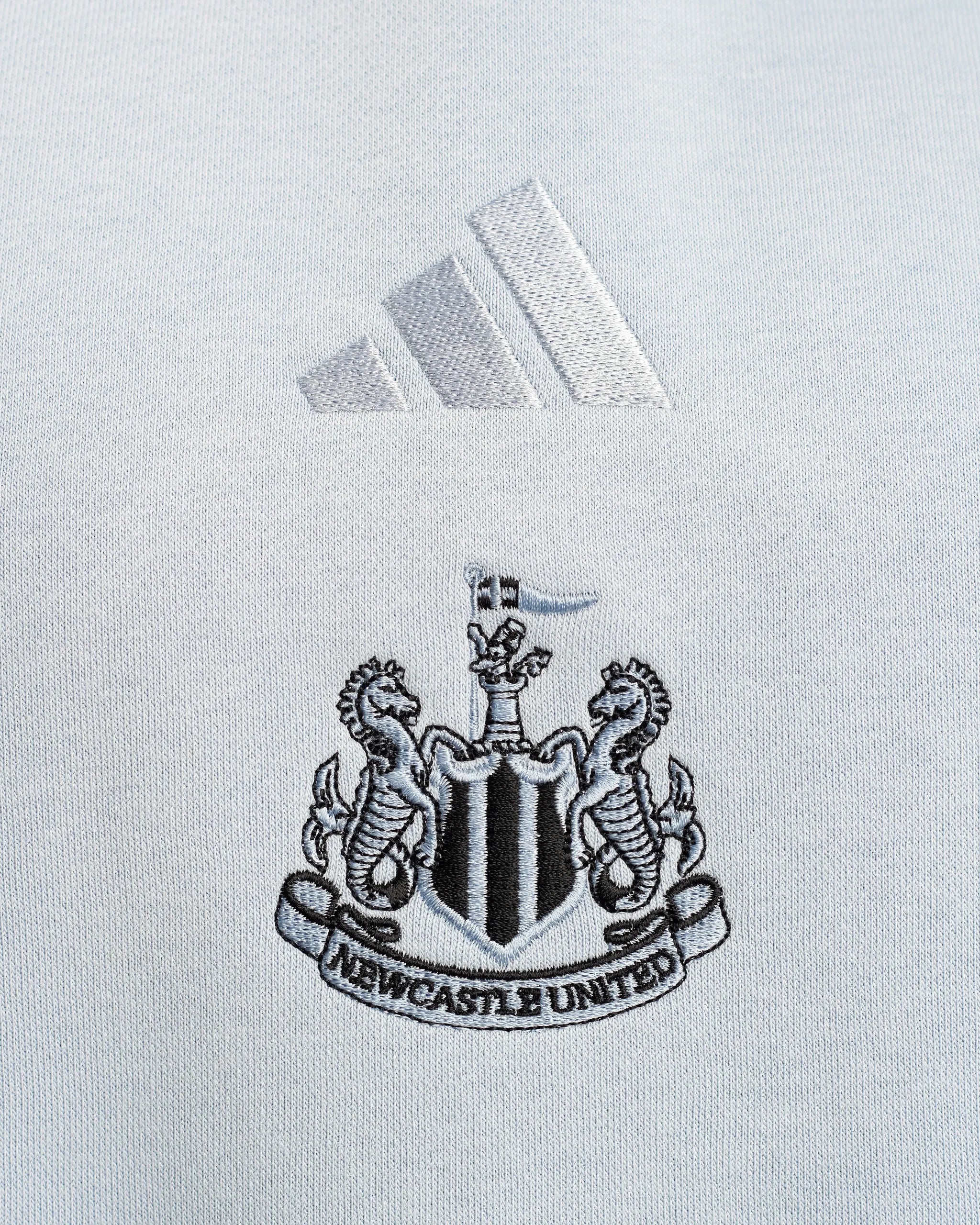 Newcastle United adidas Women's All SZN Blue Fleece Loose Hoodie