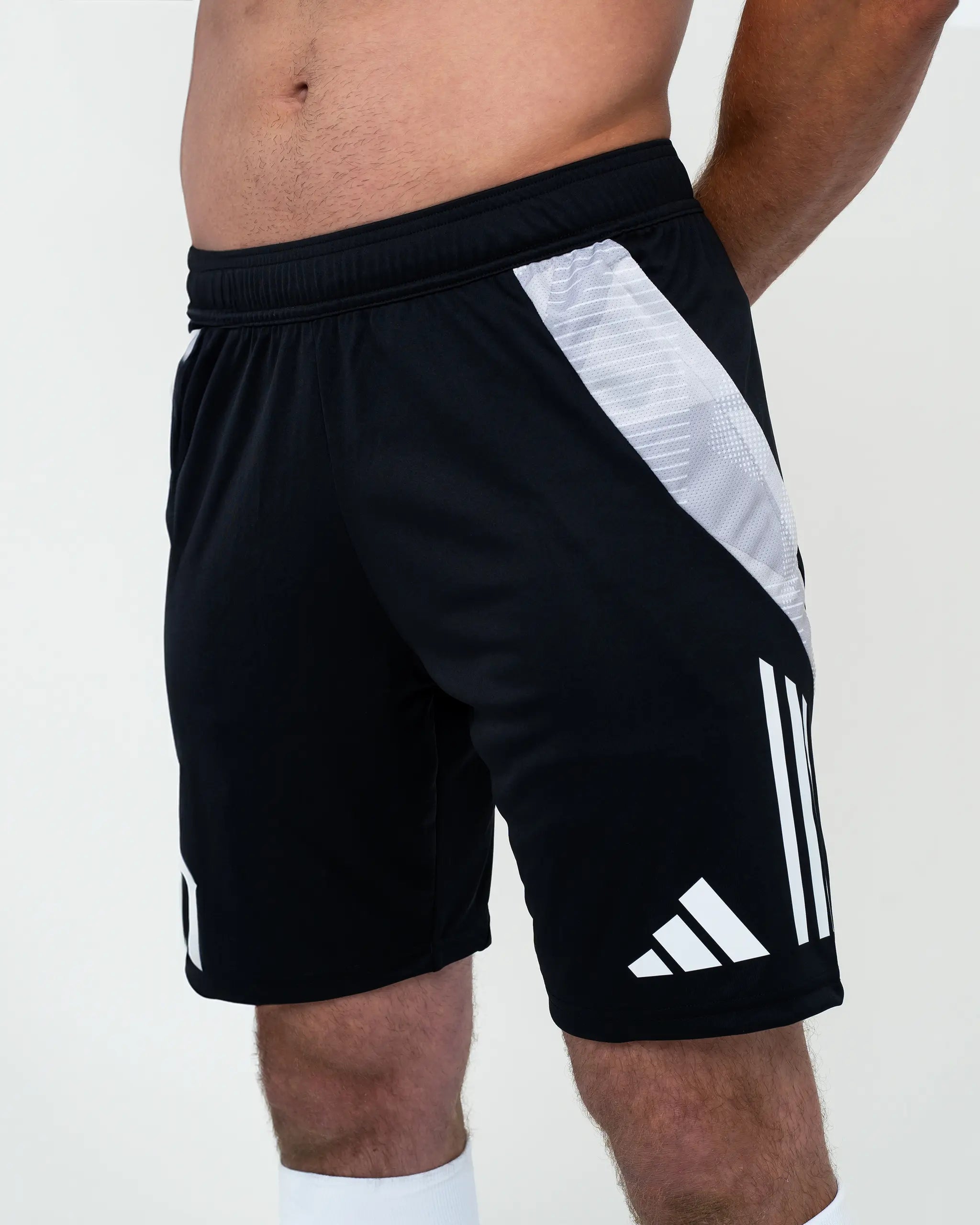 Black adidas soccer shorts clearance