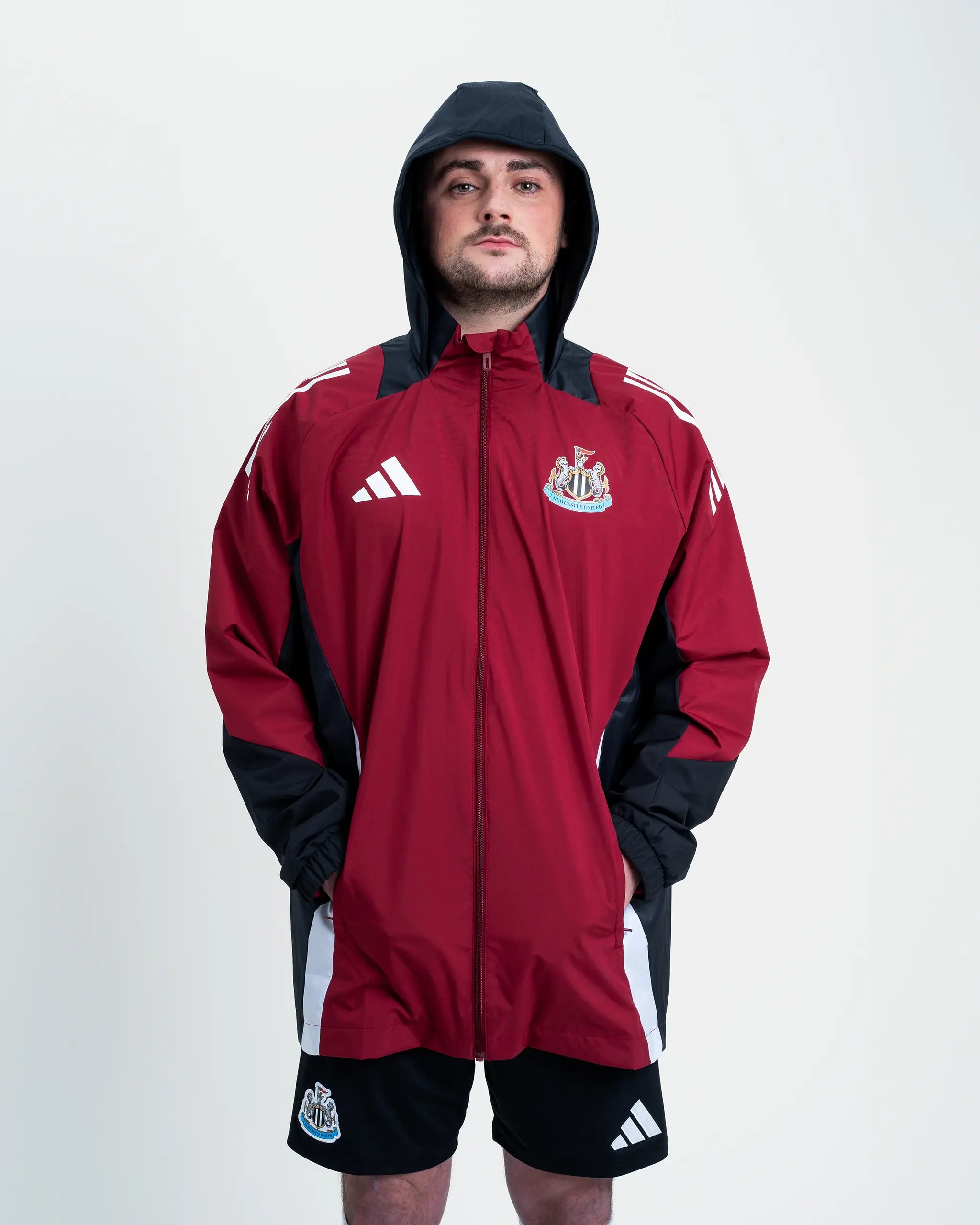 Newcastle United adidas 24/25 Players' All Weather Jacket