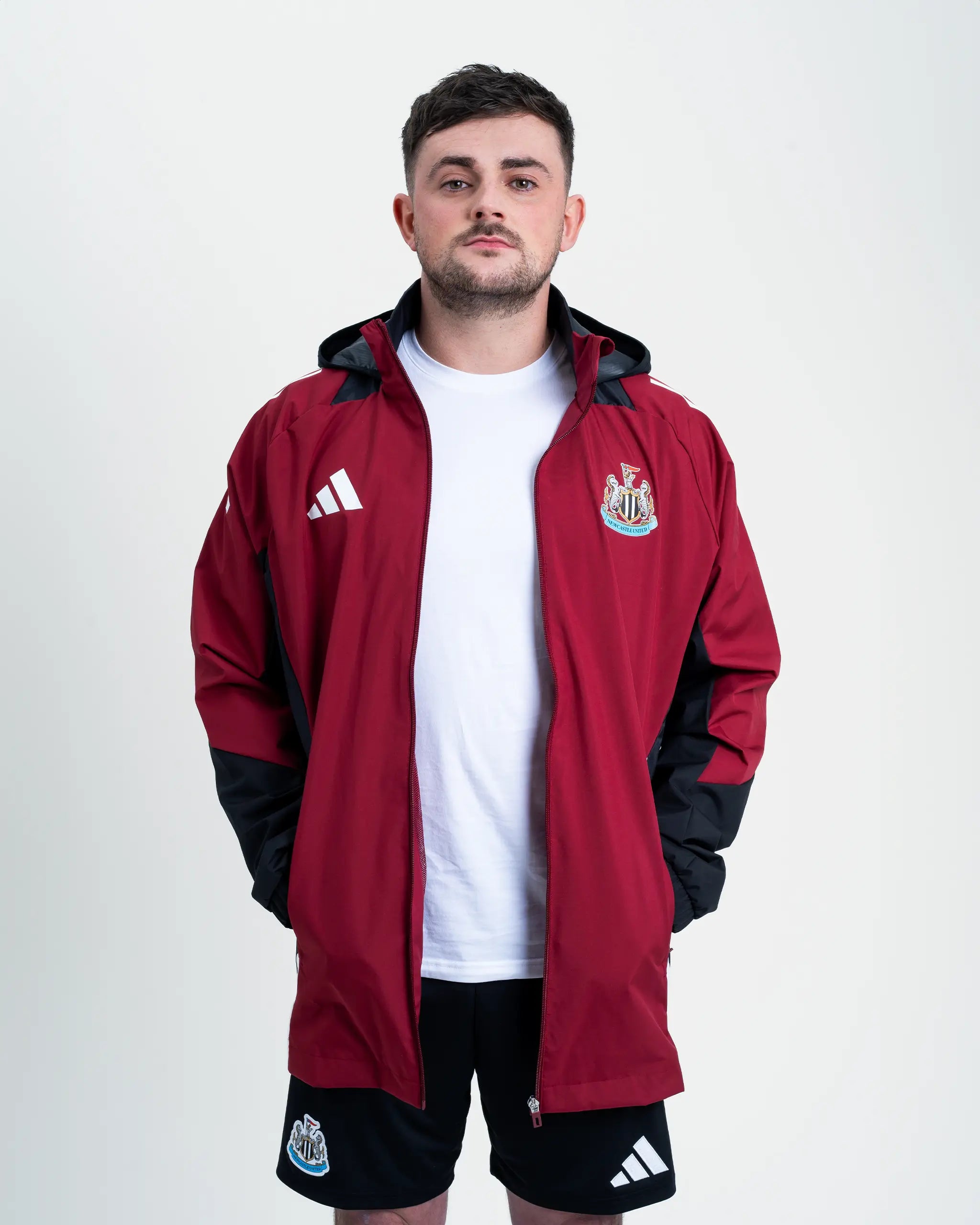Newcastle United adidas 24 25 Players All Weather Jacket