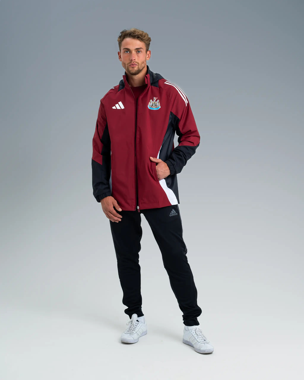 Newcastle United adidas 24 25 Players All Weather Jacket