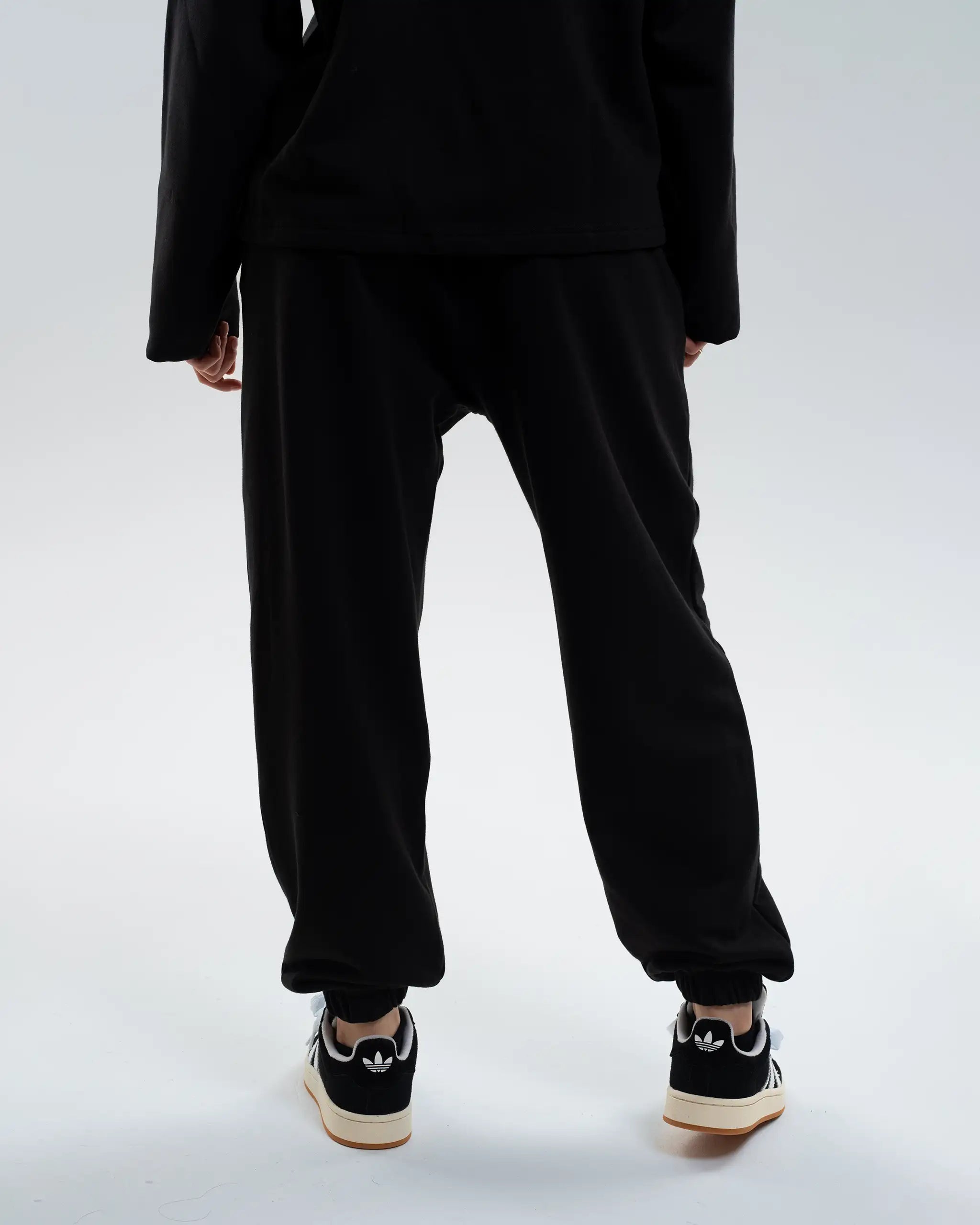 Newcastle United adidas Women's Black Cuffed Joggers