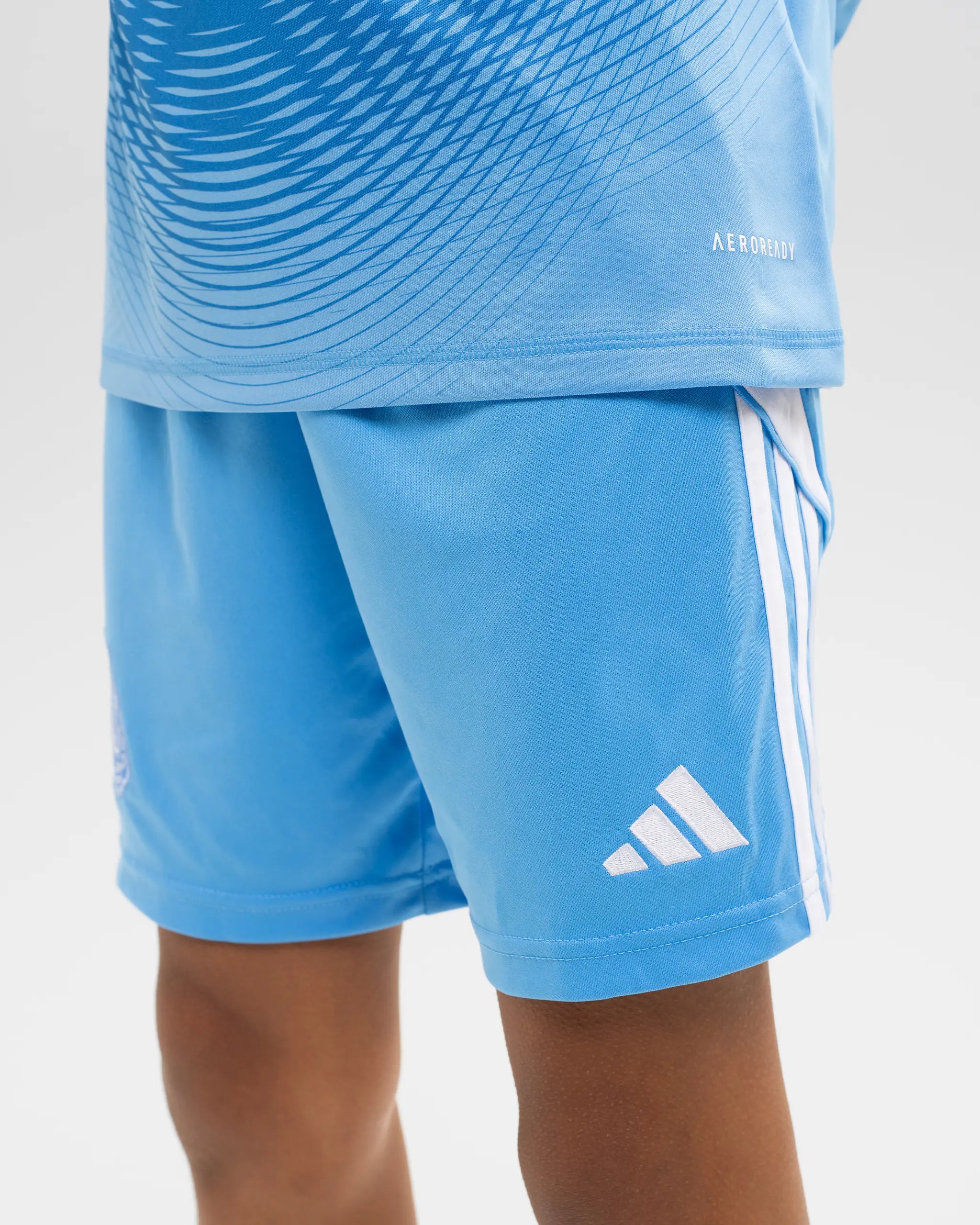 Newcastle United adidas Kids' 25/26 Blue Goalkeeper Shorts