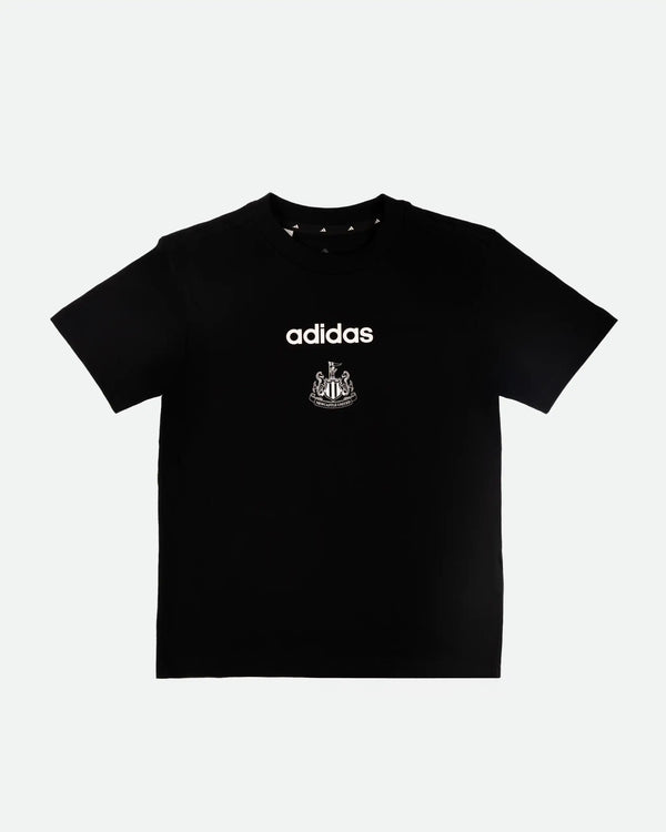 Newcastle United adidas Kids' Black Tee