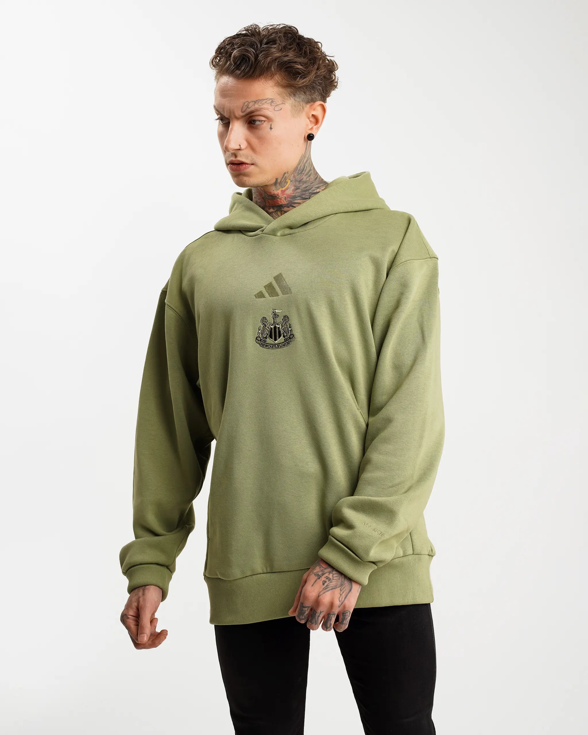 Newcastle United adidas Men s All SZN Green Fleece Hoodie