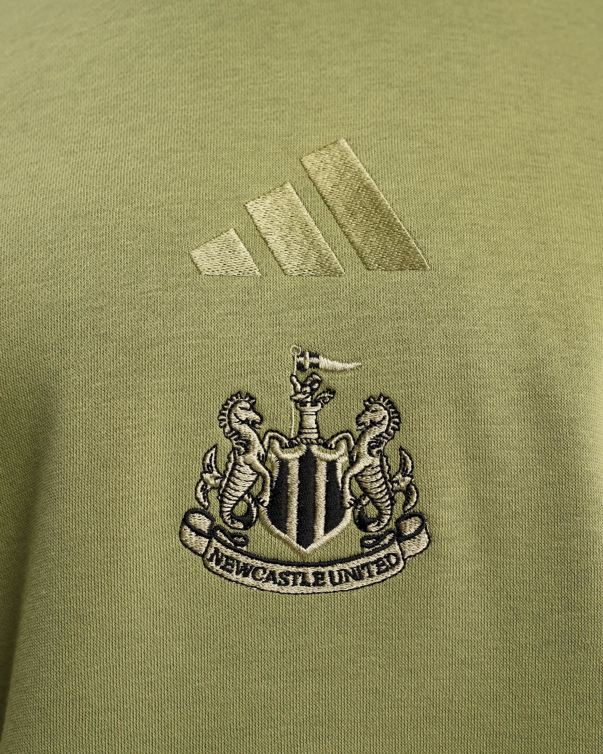 Newcastle United adidas Men's All SZN Green Fleece Hoodie