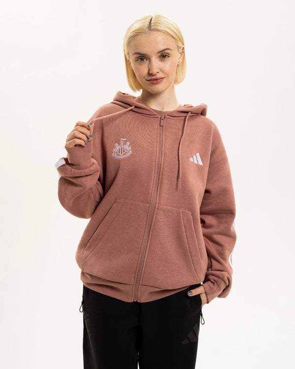 Newcastle United adidas Women's Warm Clay Full Zip Hoodie
