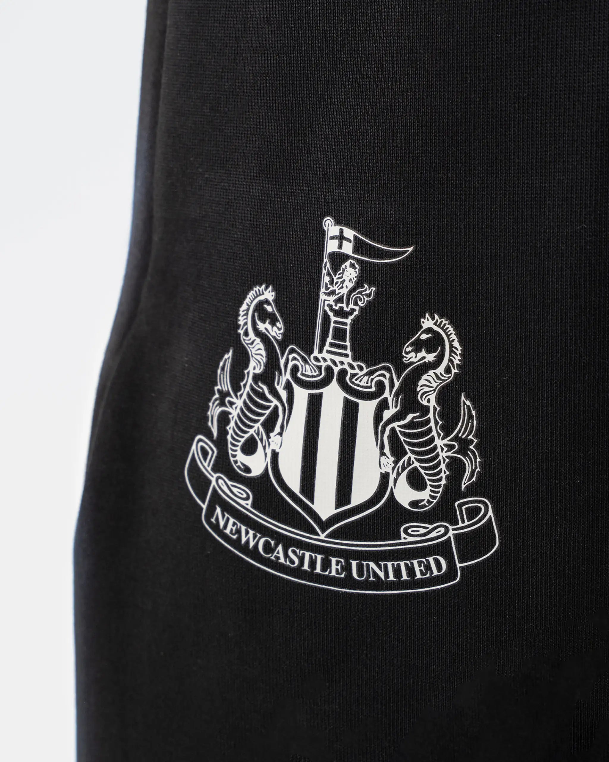 Newcastle United adidas Men's Black 3-Stripe Joggers