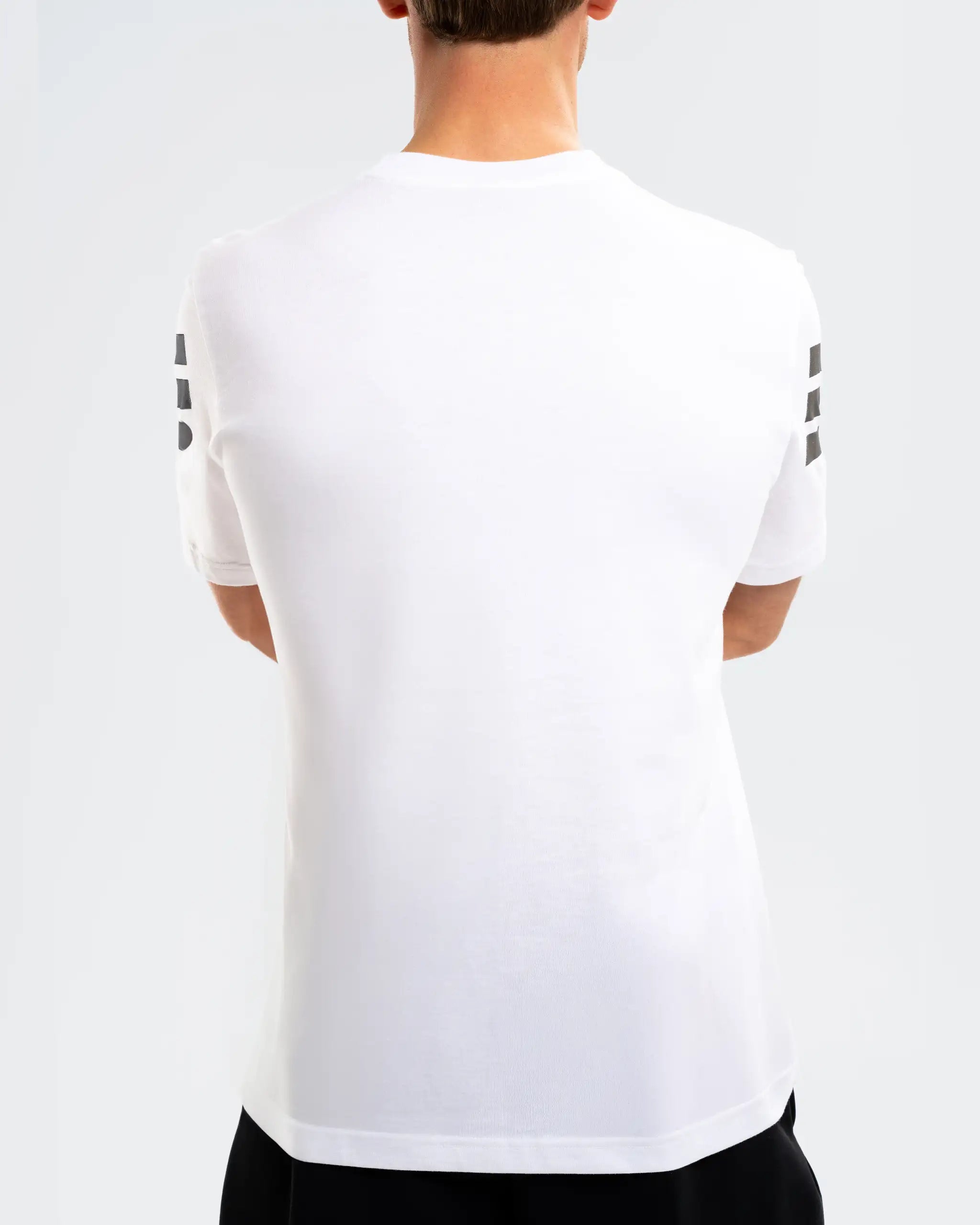 Newcastle United adidas 3-Stripe White Tee