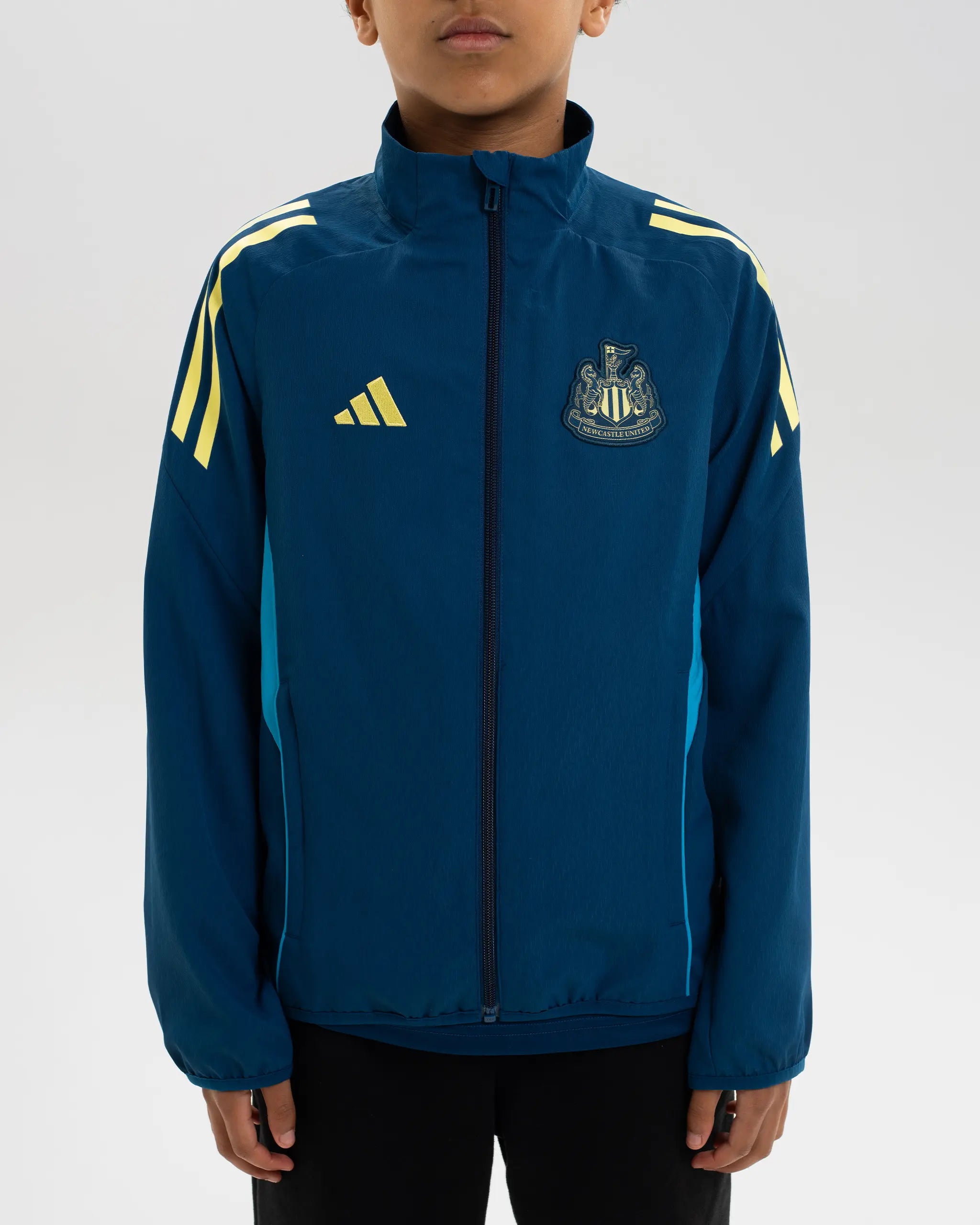 Newcastle United adidas 25/26 Coach's Range Kids' Presentation Jacket