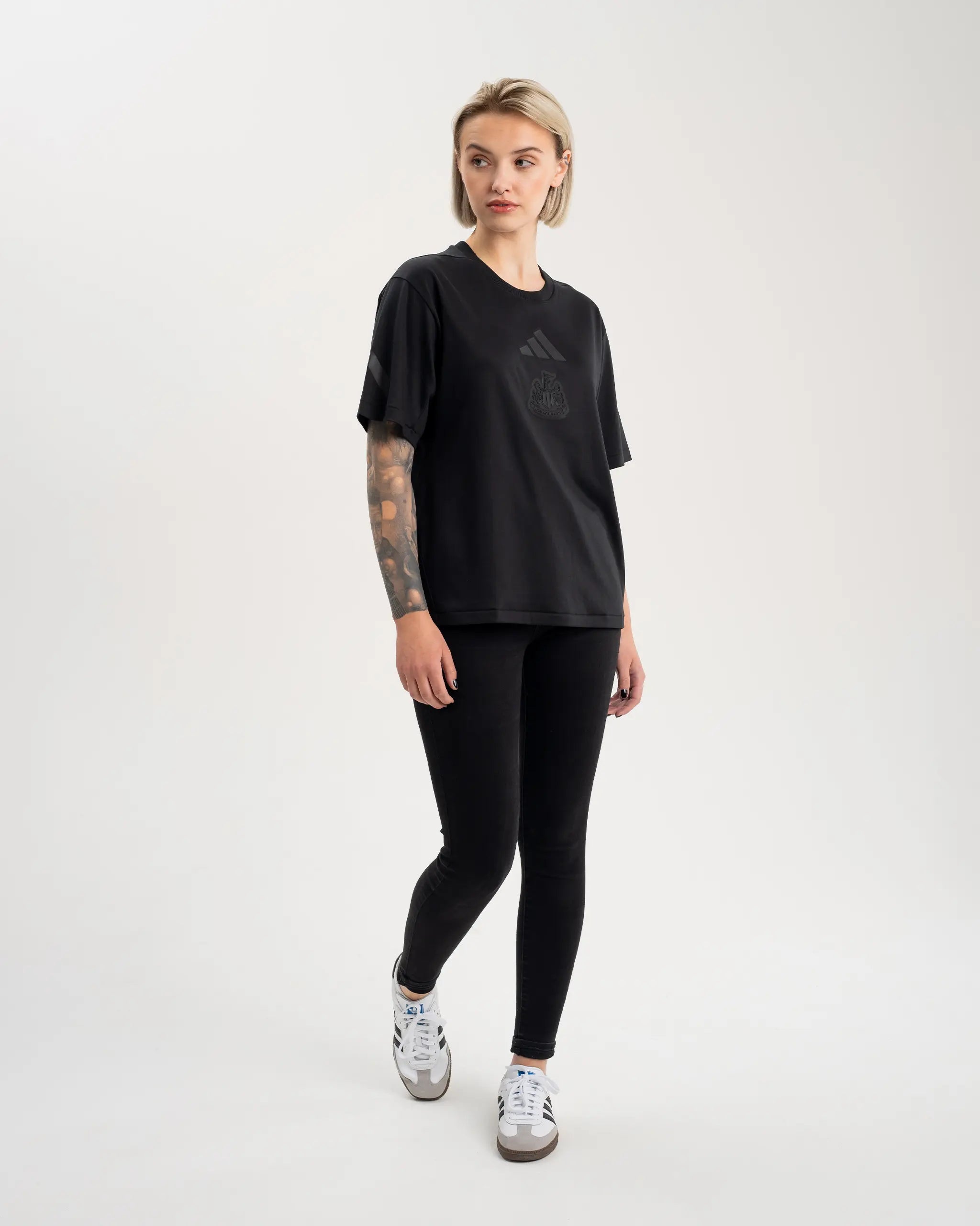 Newcastle United adidas Women's Z.N.E. Black Tee