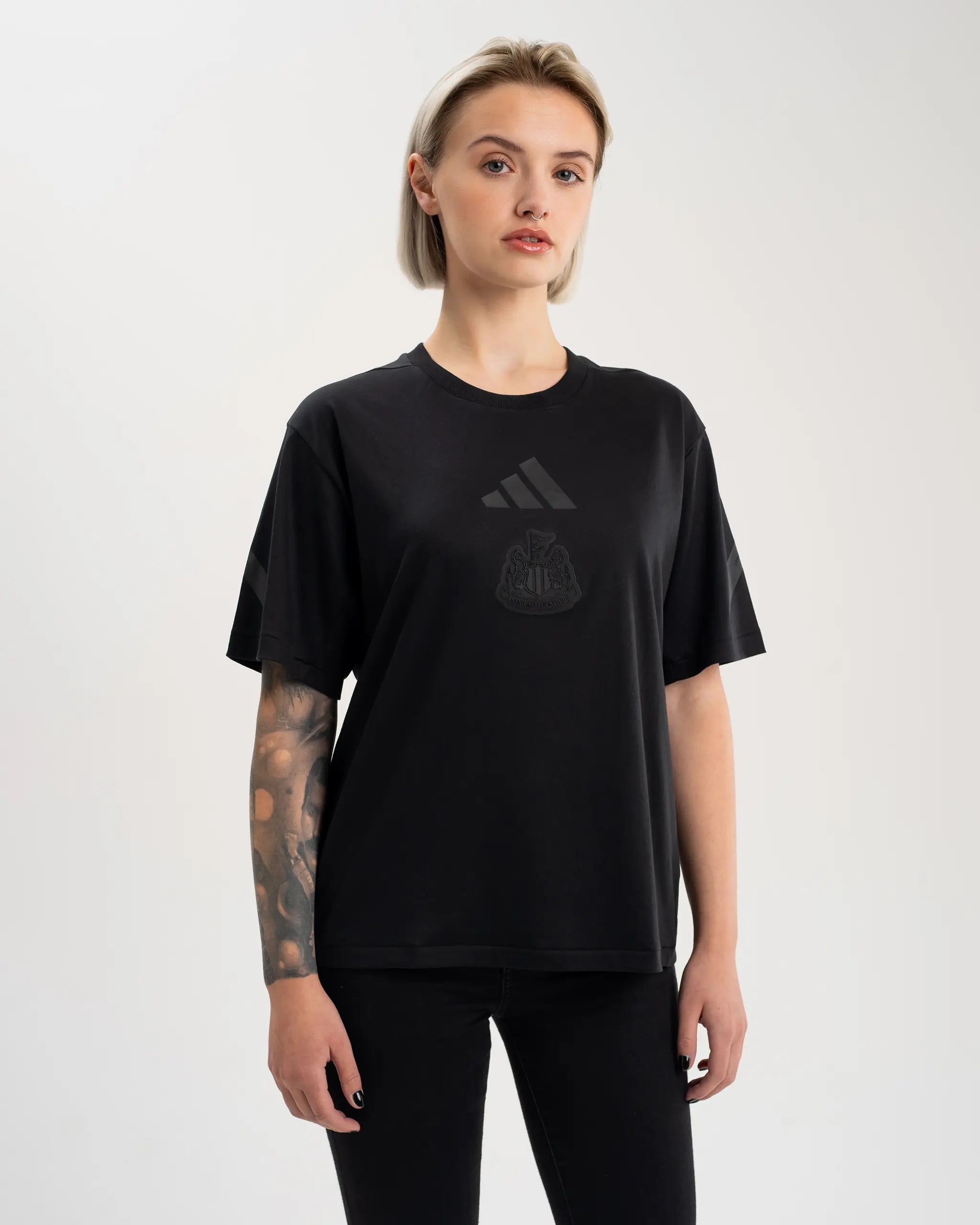 Newcastle United adidas Women's Z.N.E. Black Tee