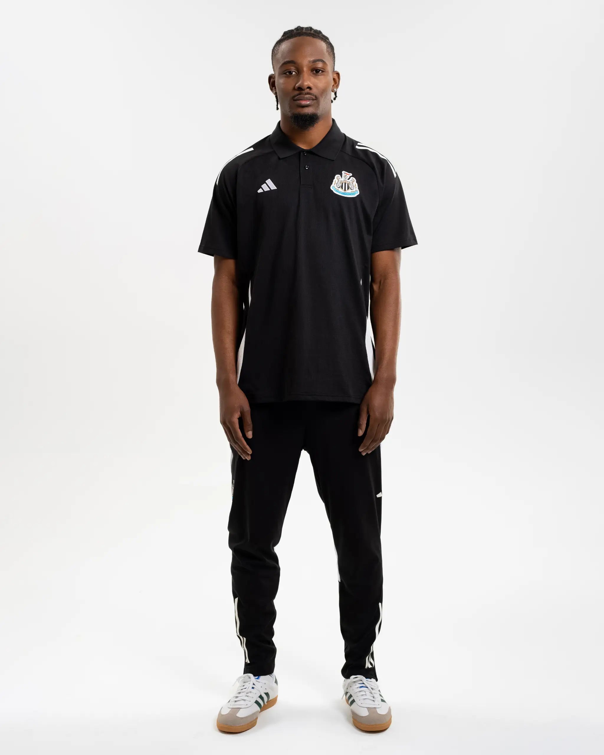 Newcastle United adidas 24/25 Black Polo Shirt