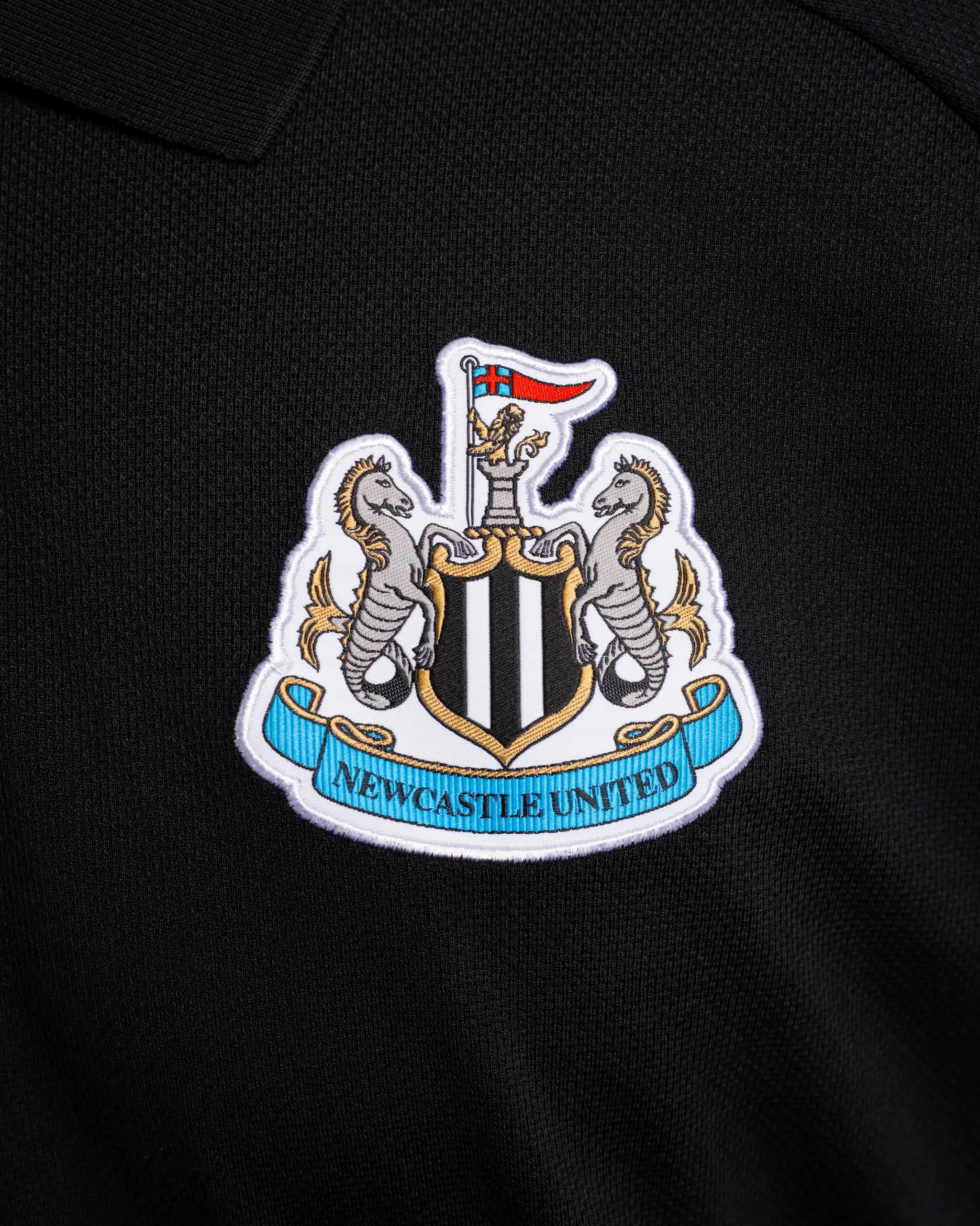 Newcastle United adidas 24/25 Black Polo Shirt