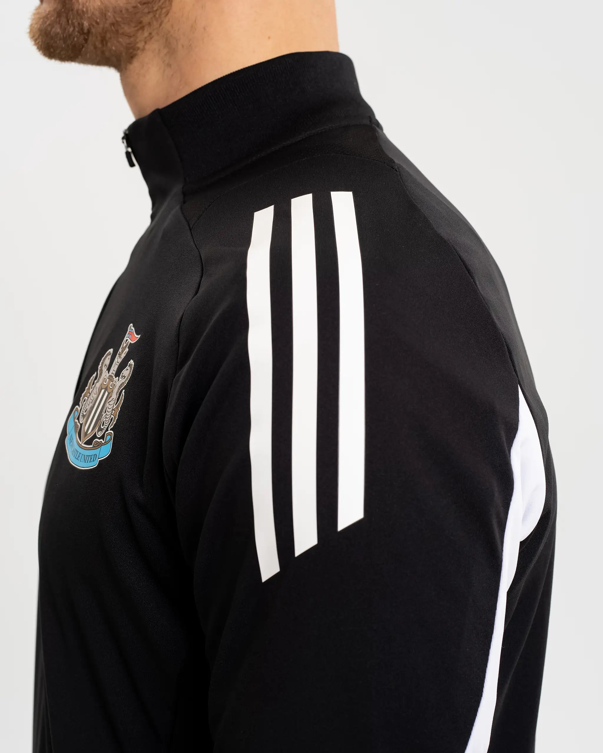 Newcastle United adidas 24/25 Black 1/4 Zip Training Top