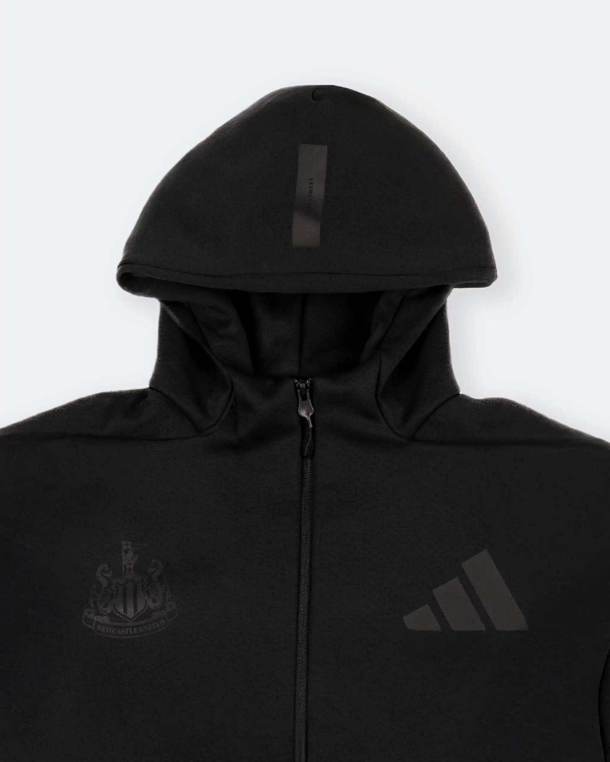 Newcastle United adidas Men's Z.N.E. Black Full Zip Hoodie