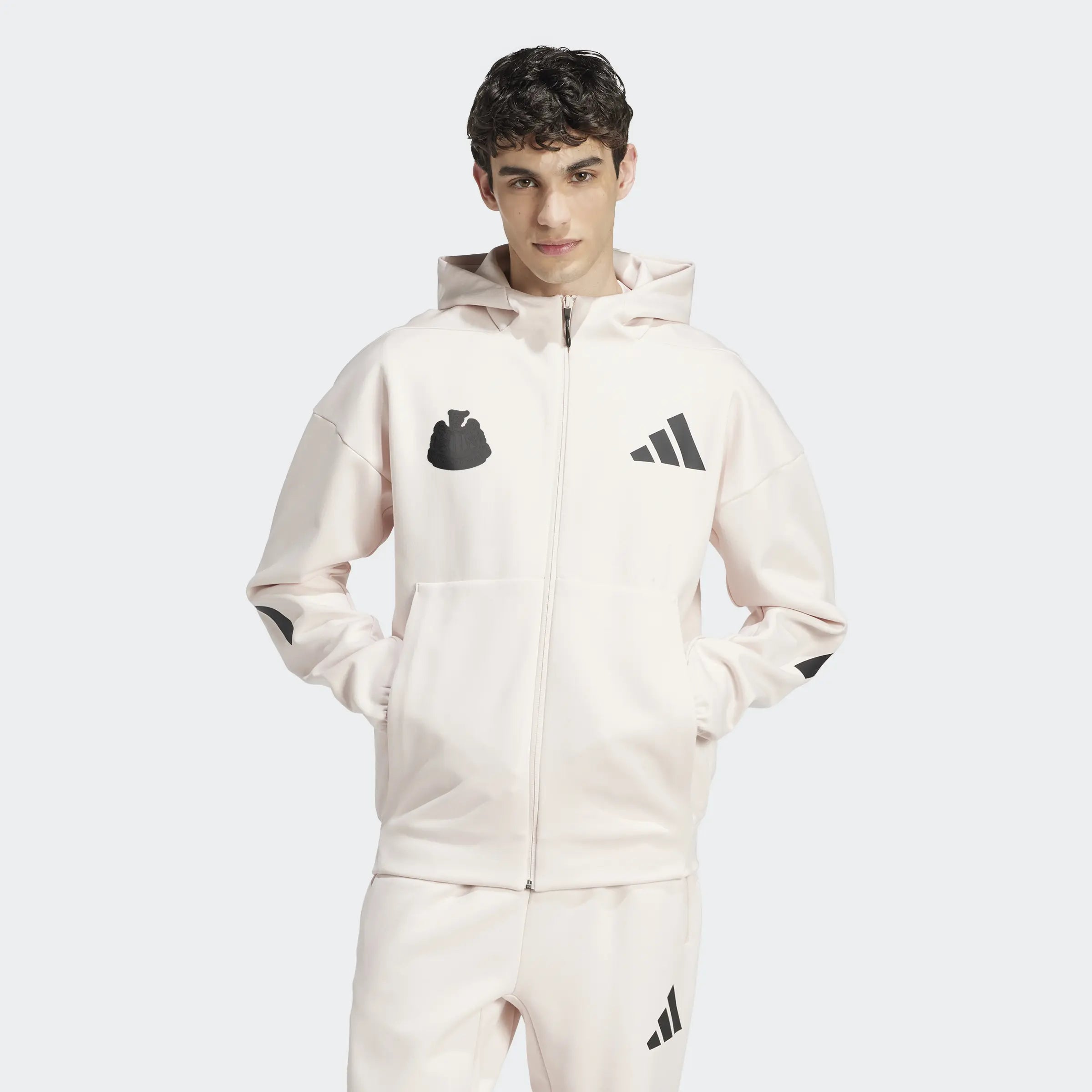 Adidas full zip hoodie men's on sale